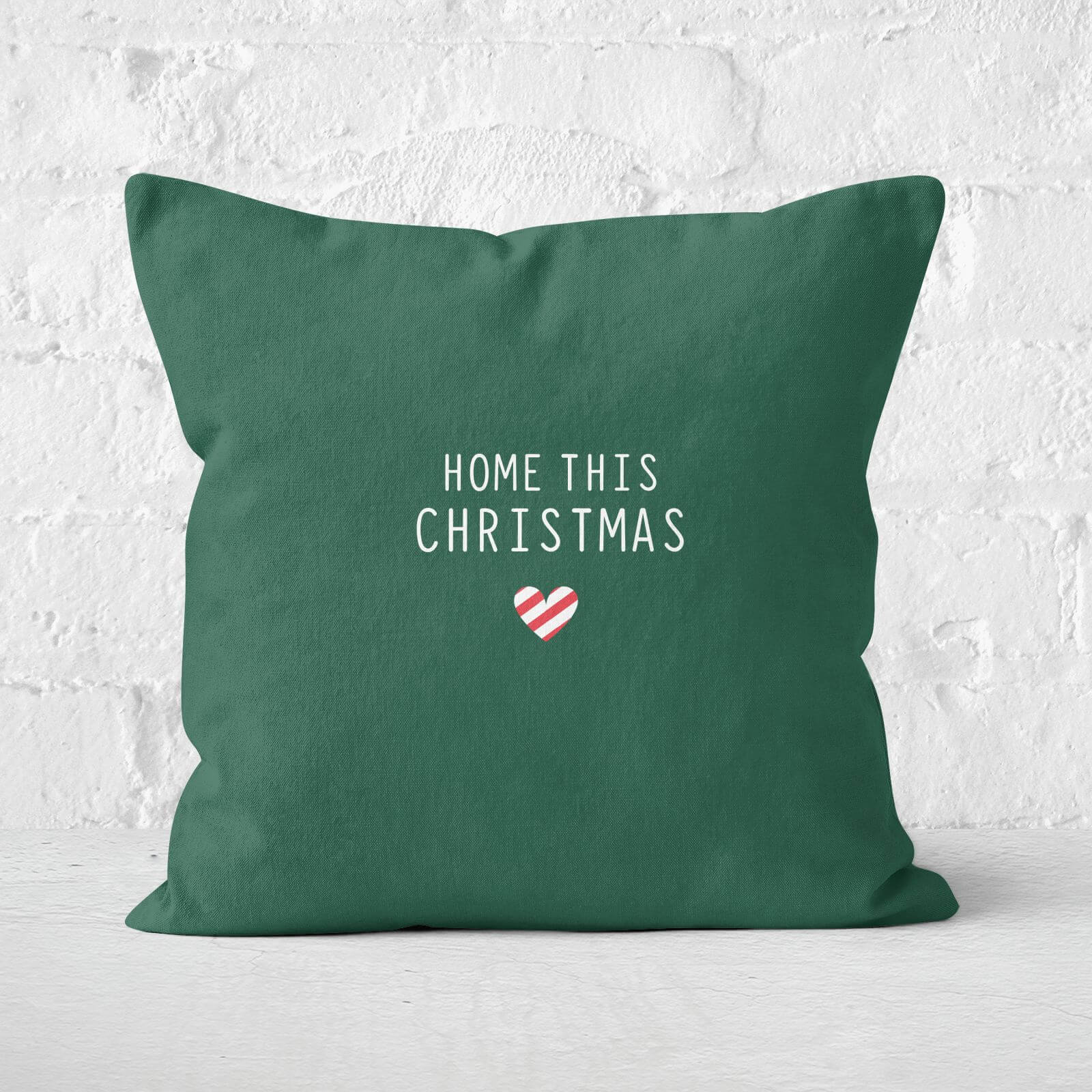 Home This Christmas Square Cushion - 60x60cm - Soft Touch