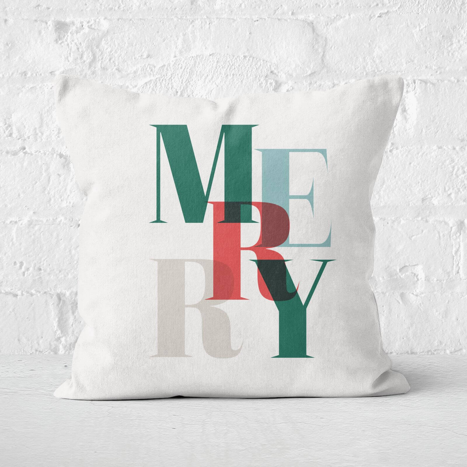 Merry Square Cushion - 60x60cm - Soft Touch