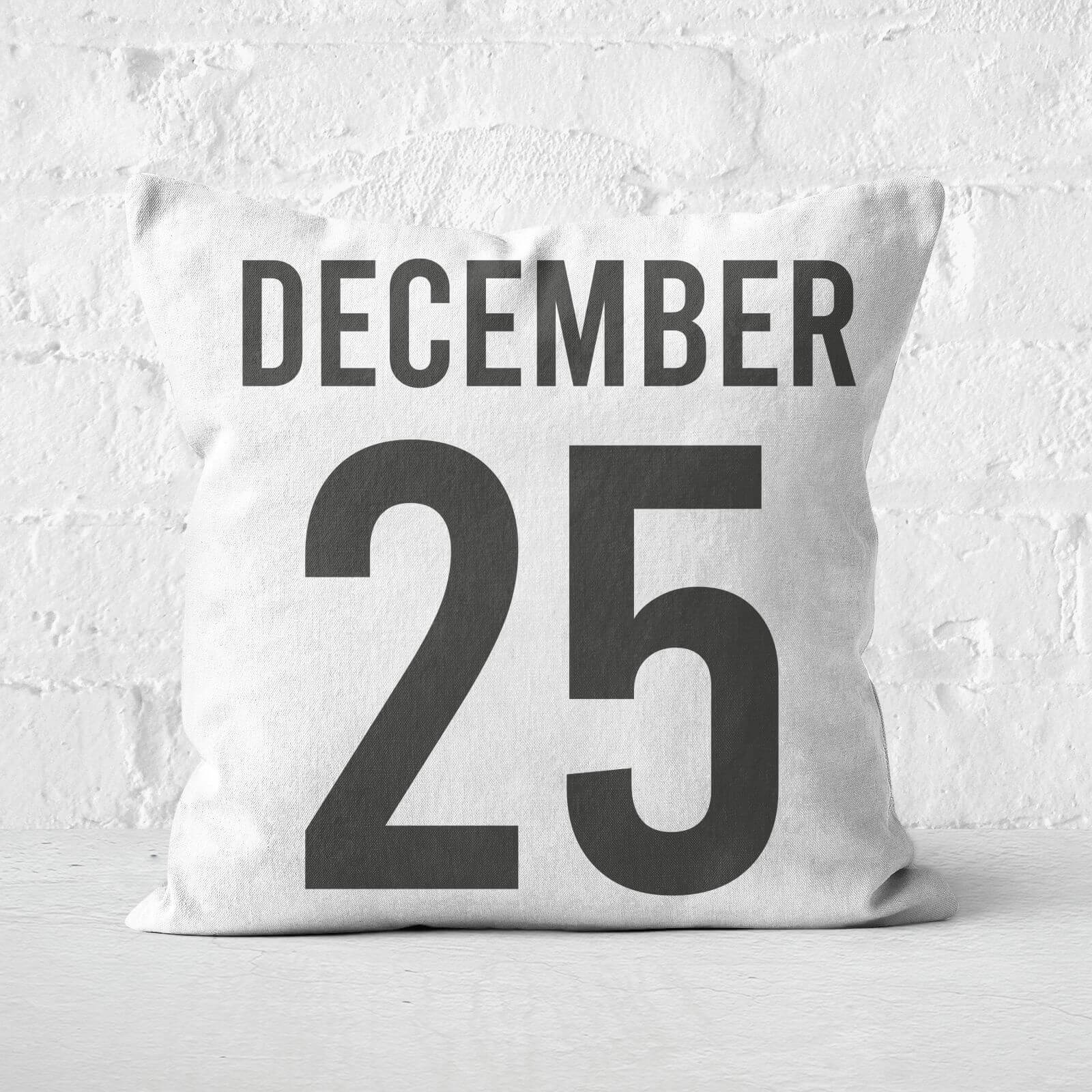 December 25 Square Cushion - 60x60cm - Soft Touch