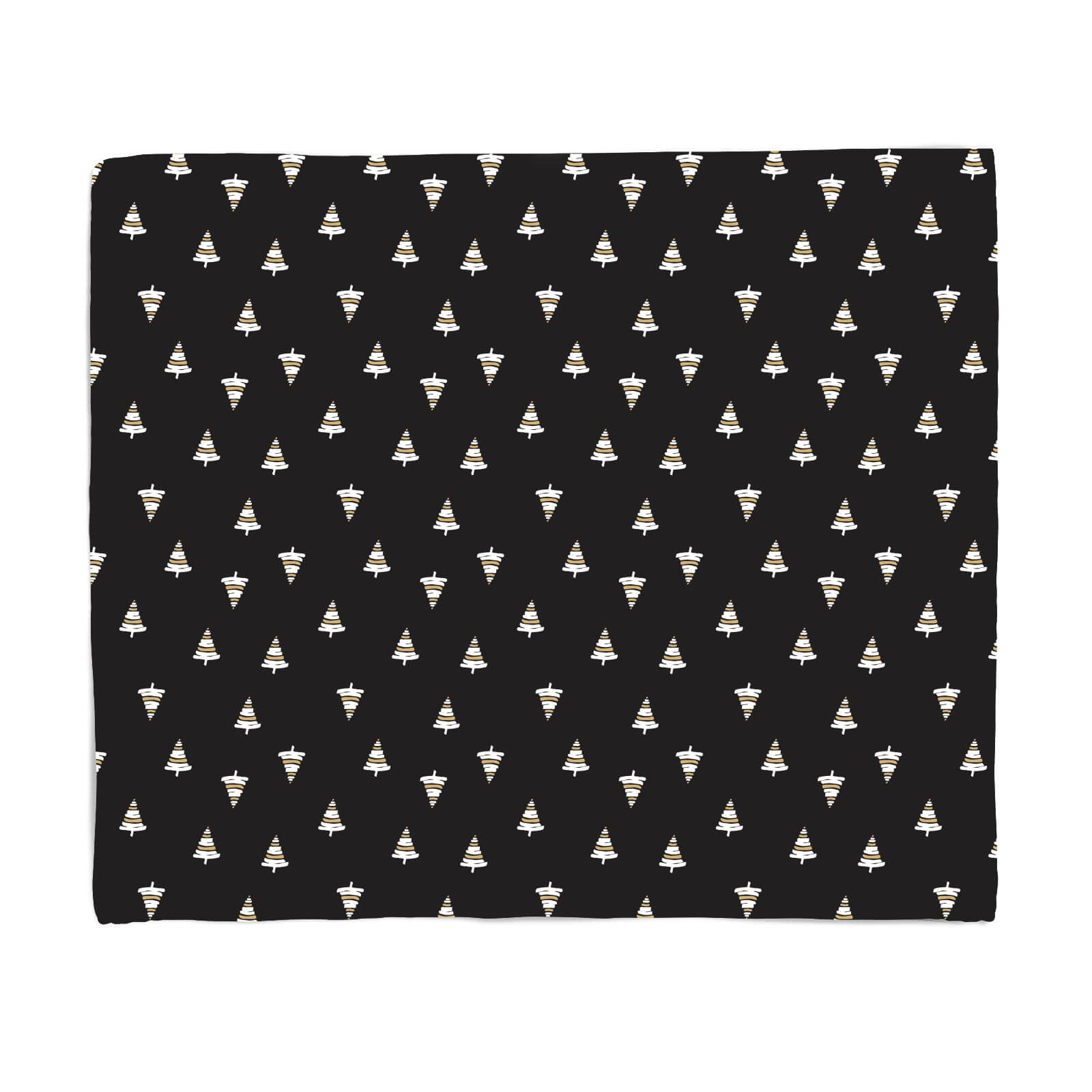 Paint Brush Trees Fleece Blanket