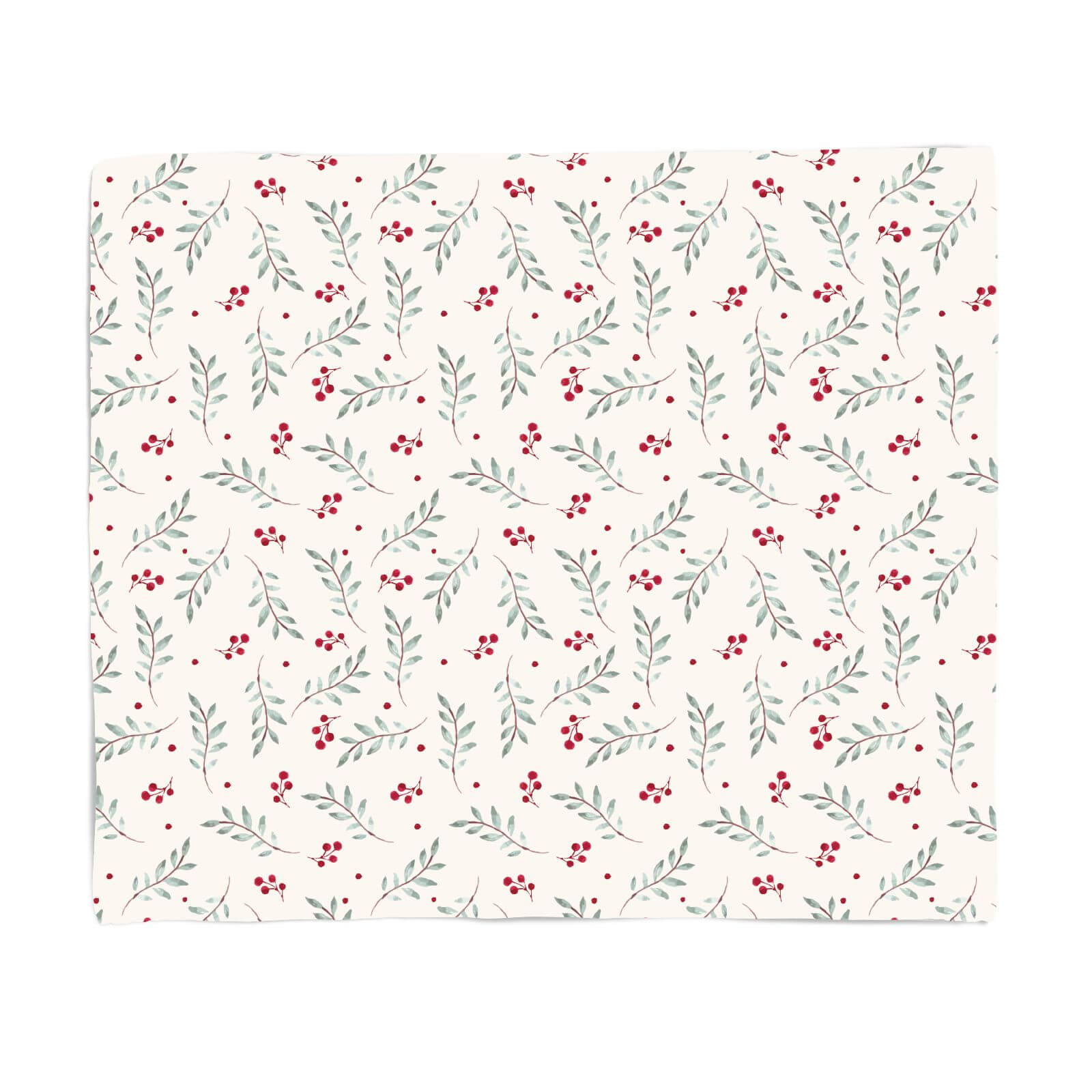 Classic Christmas Pattern Fleece Blanket