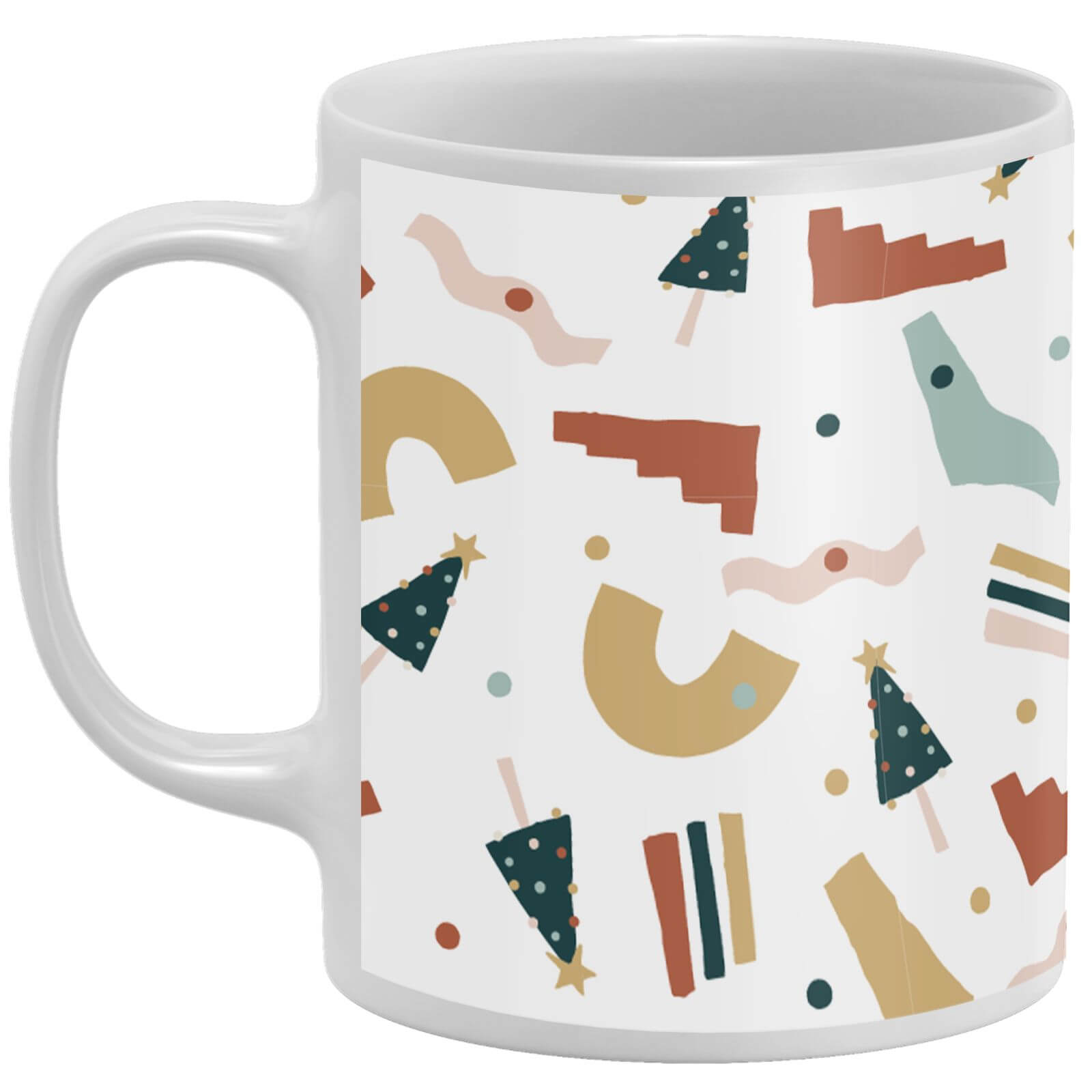 Abstract Christmas Mug