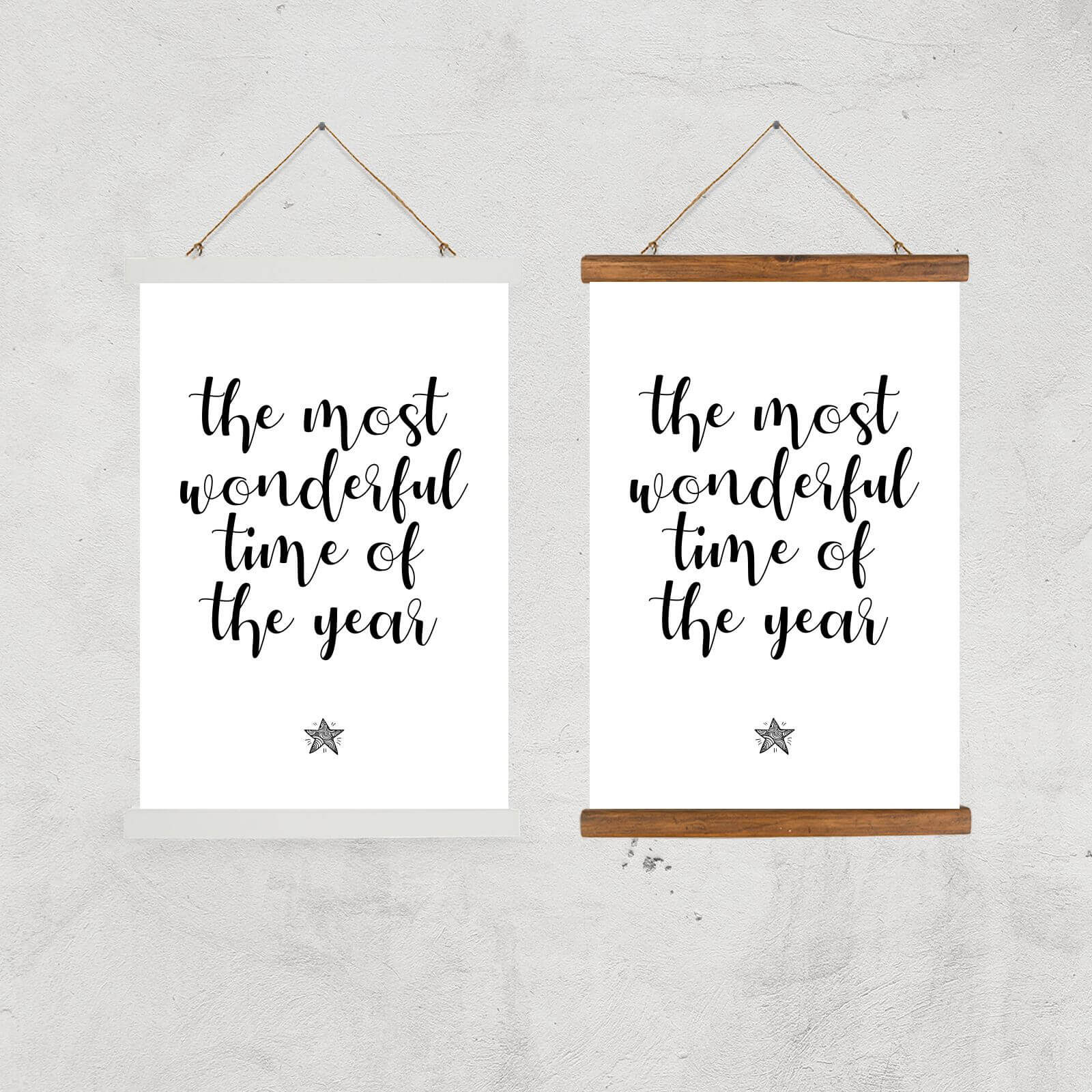 The Most Wonderful Time Of The Year Giclee Art Print - A2 - Black Frame