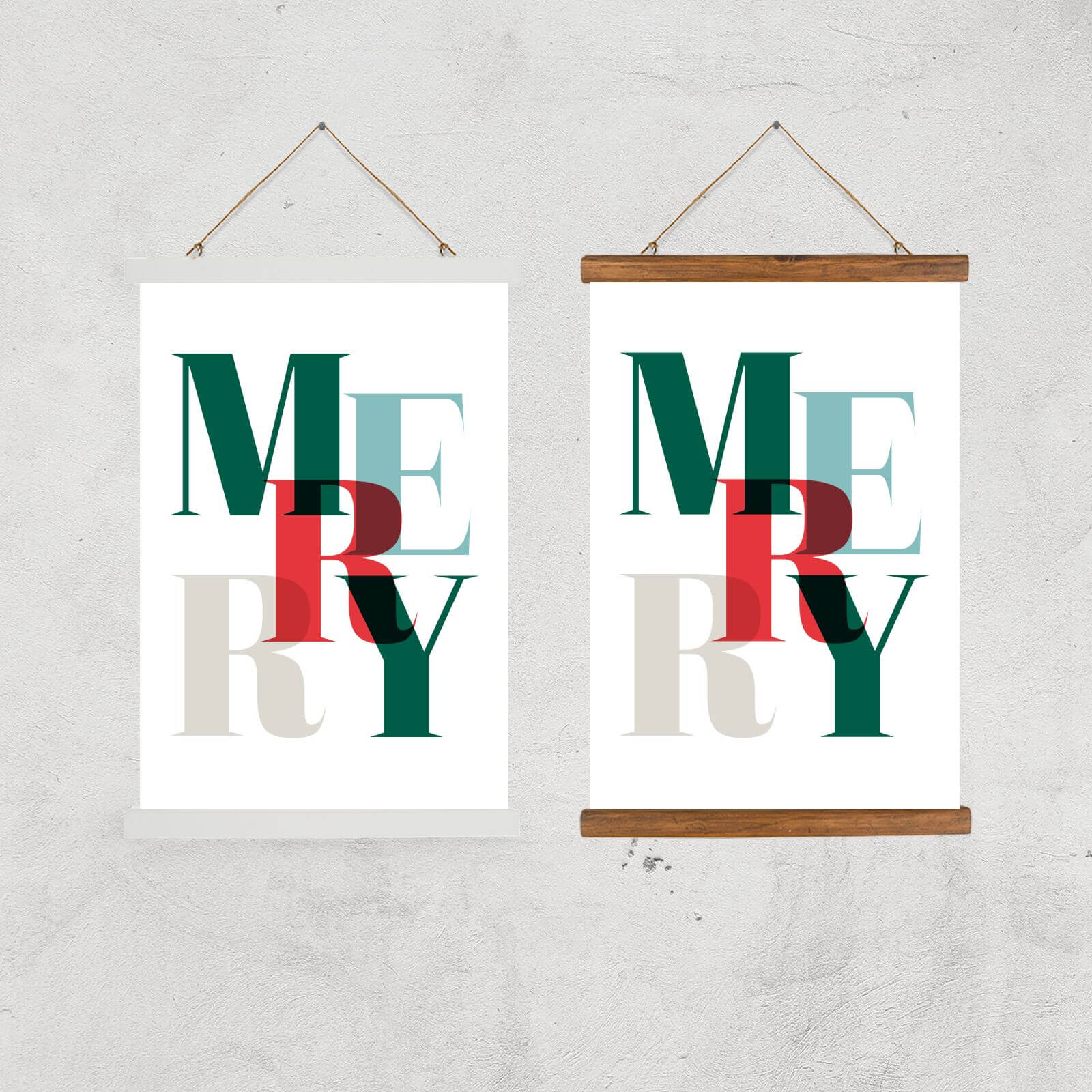 Merry  Giclee Art Print - A2 - Black Frame