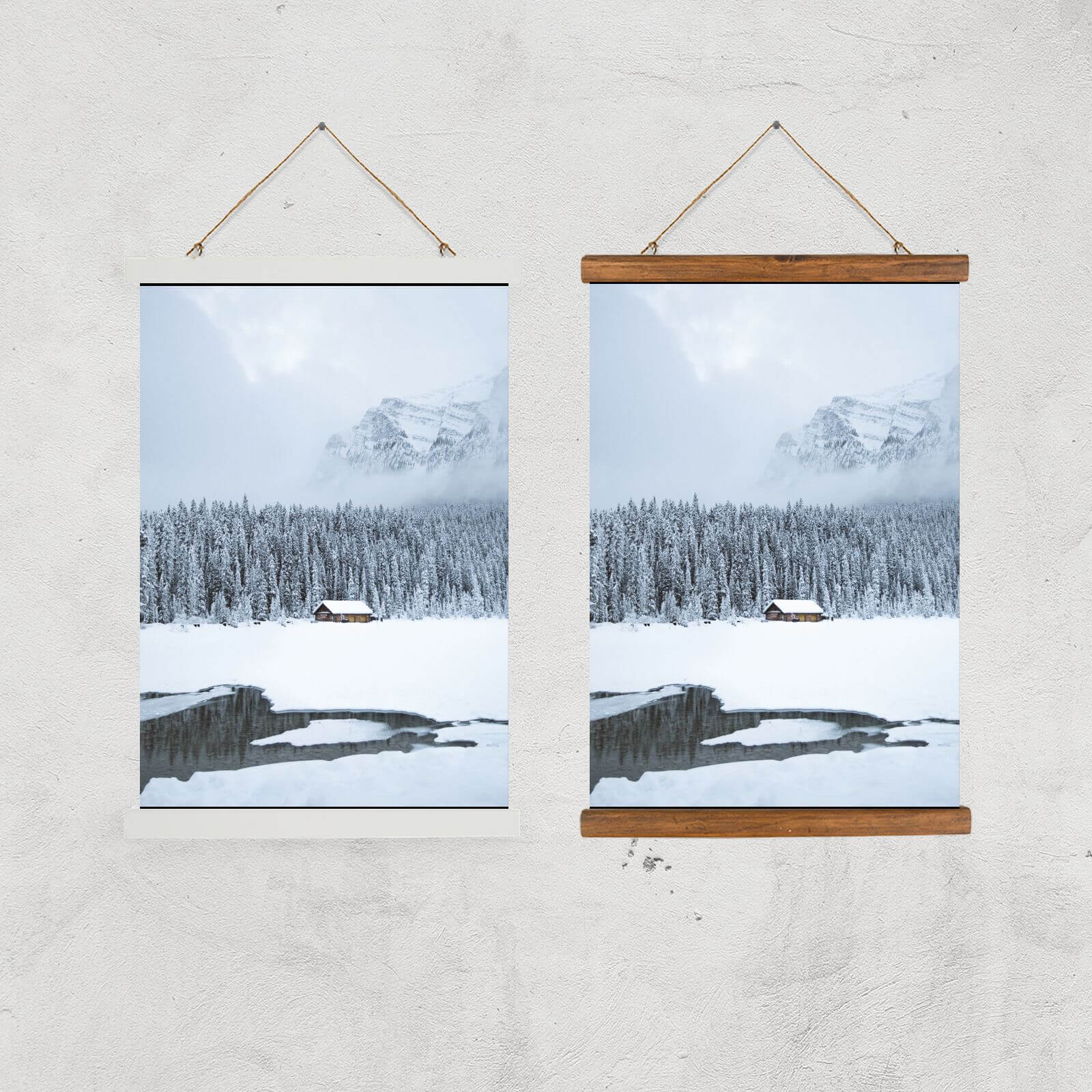 Winter Wonderland Giclee Art Print - A2 - Black Frame