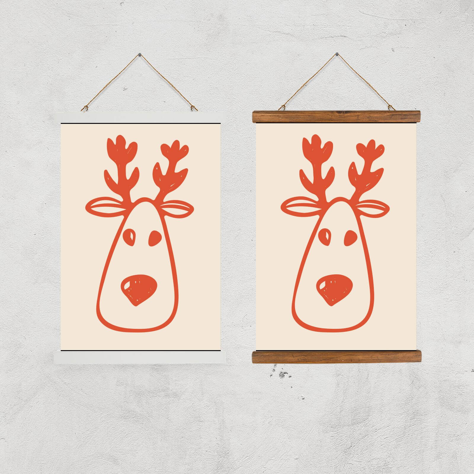 Rudolph Giclee Art Print - A2 - Black Frame