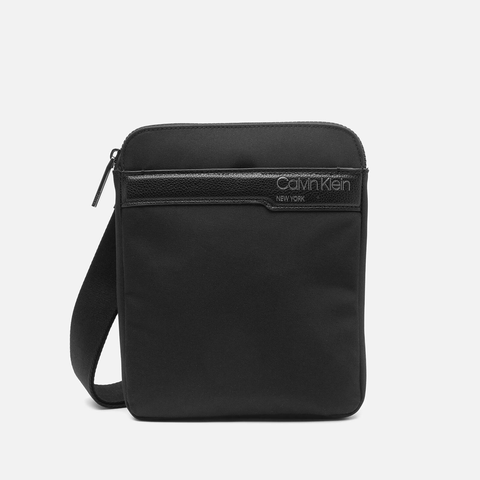 Calvin Klein Men's Flat Pack Shoulder Bag - CK Black