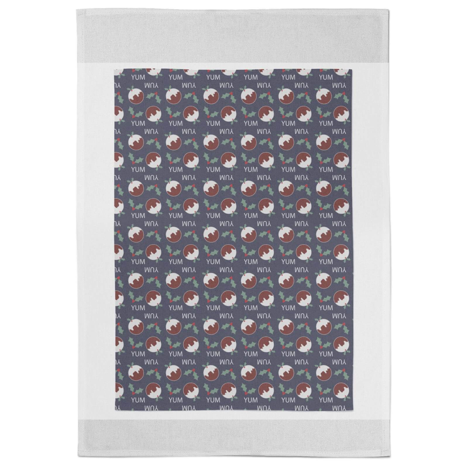 Christmas Pudding Yum Tea Towel
