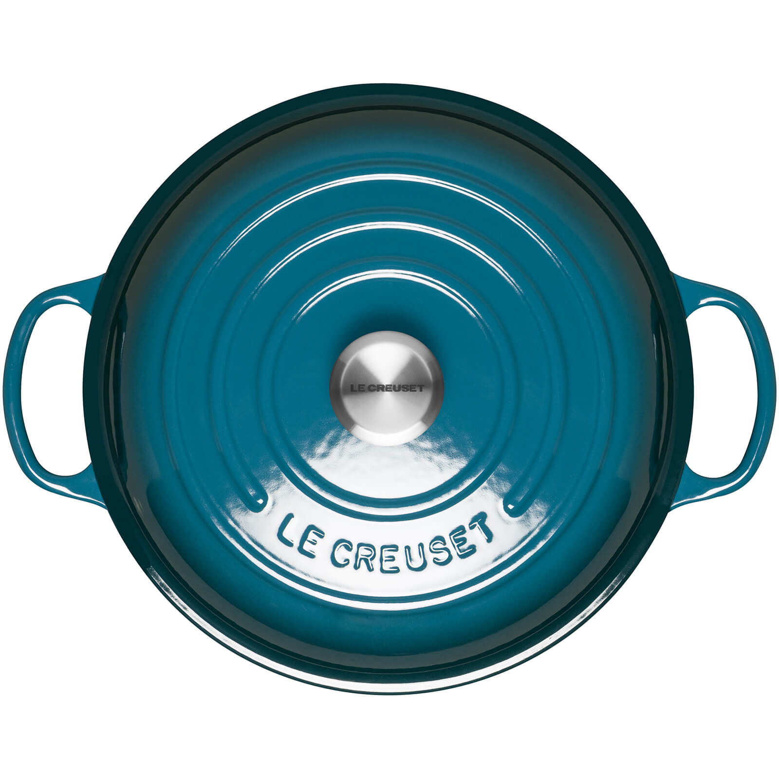 Le Creuset Signature Cast Iron Shallow Casserole Dish - 26cm - Deep Teal