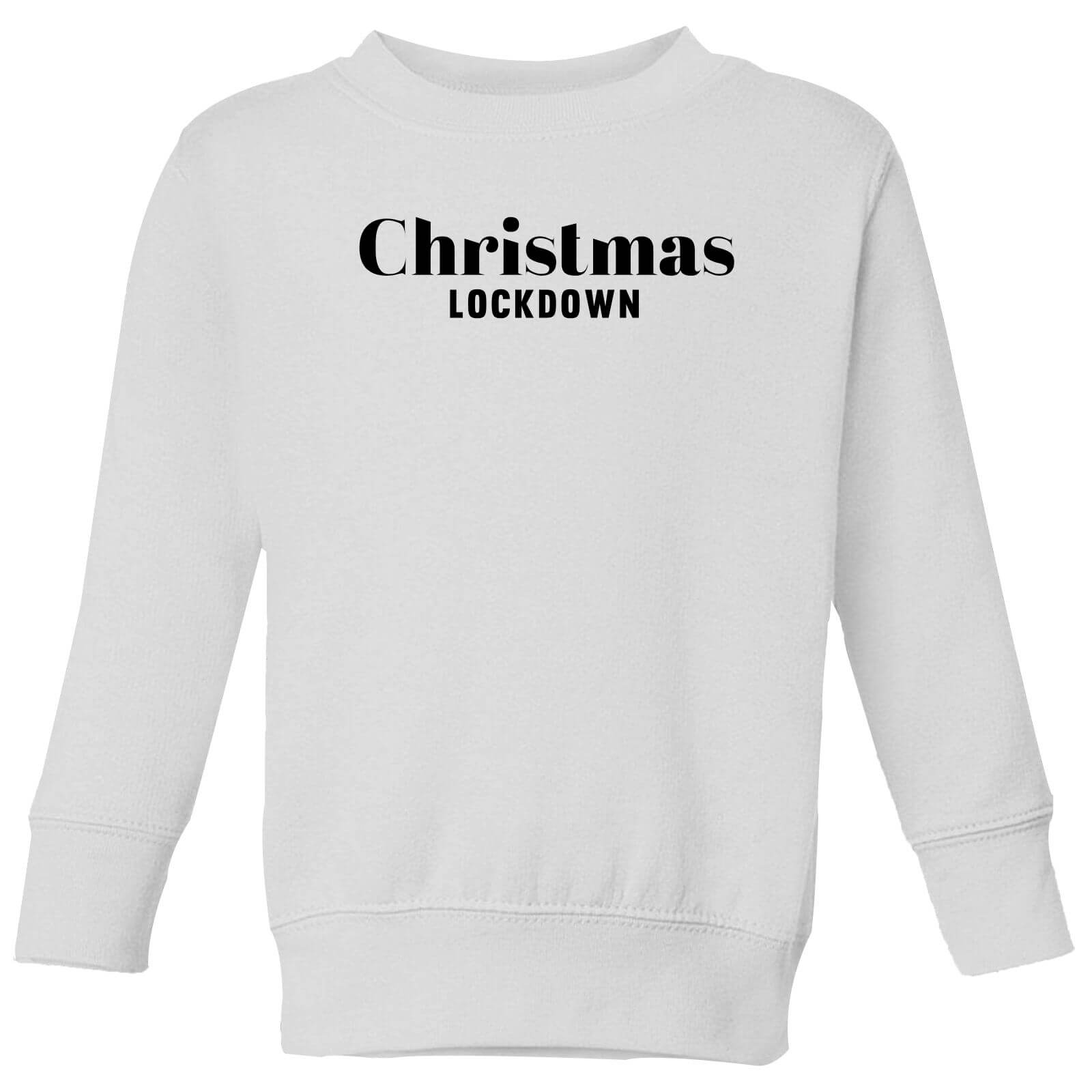 Christmas Lockdown Kids' Sweatshirt - White - 3-4 Years - White