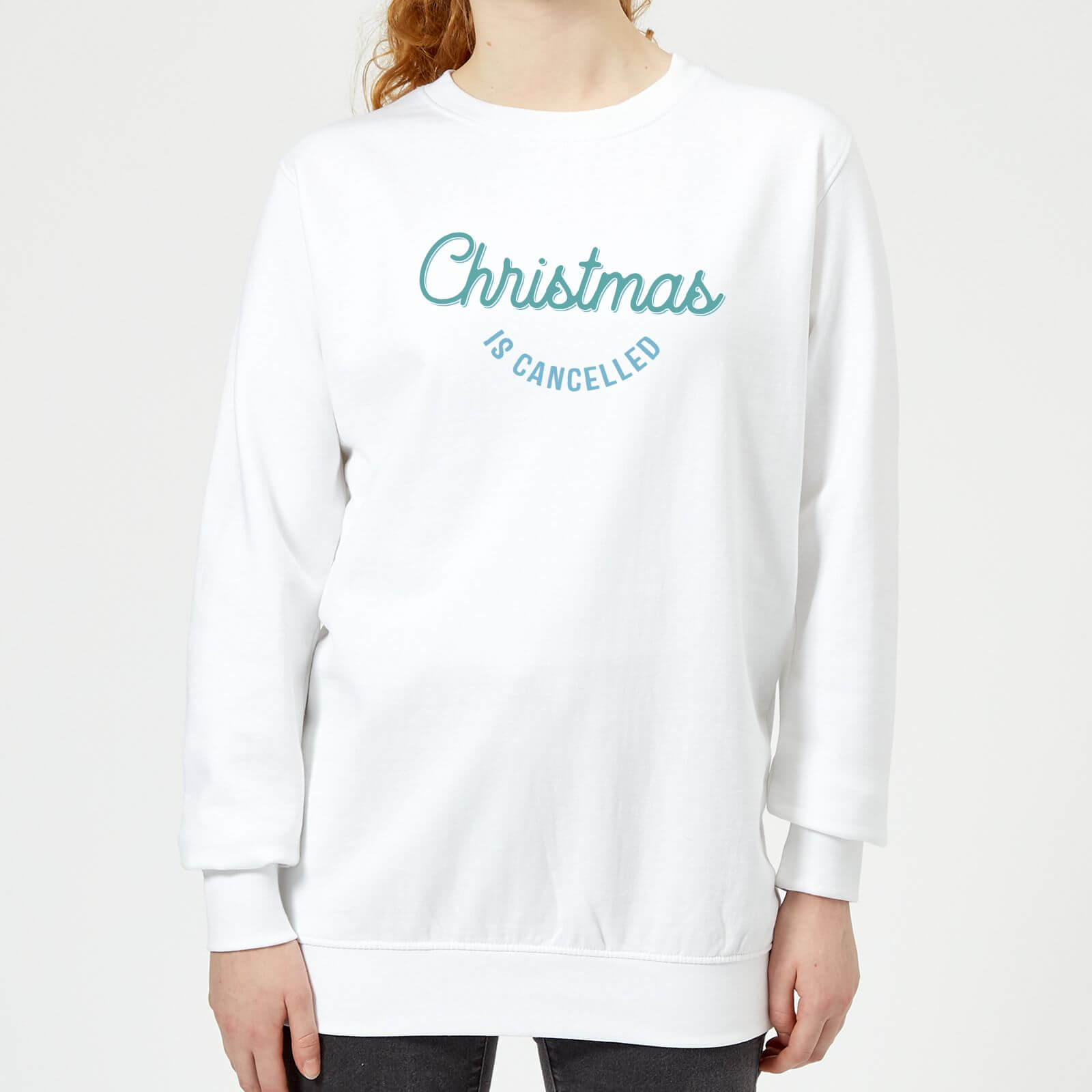 Christmas Is Cancelled Women's Sweatshirt - White - XS - White