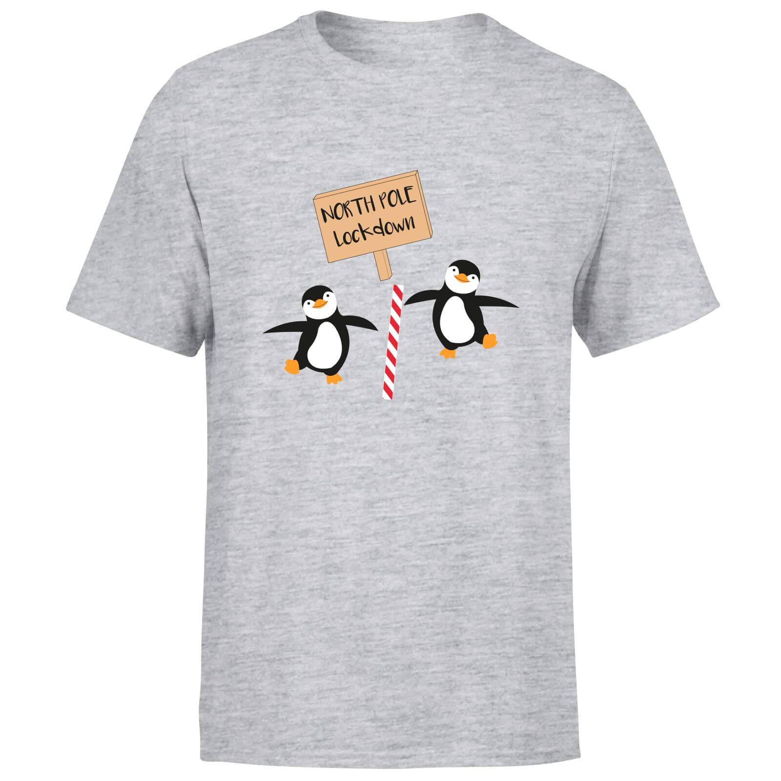 North Pole Lockdown Men's T-Shirt - Grey - XS - Grey