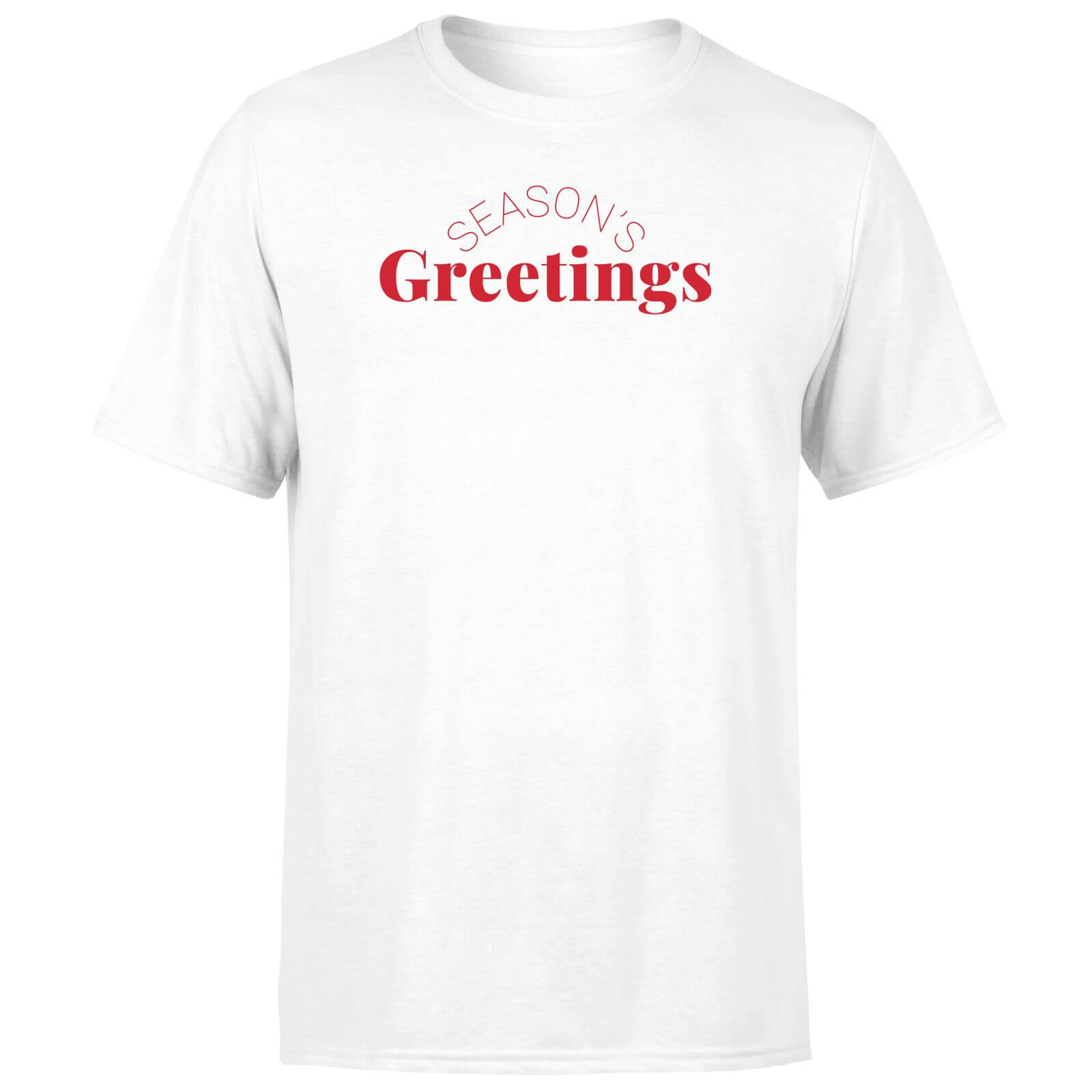 Season's Greetings Men's T-Shirt - White - XS - White