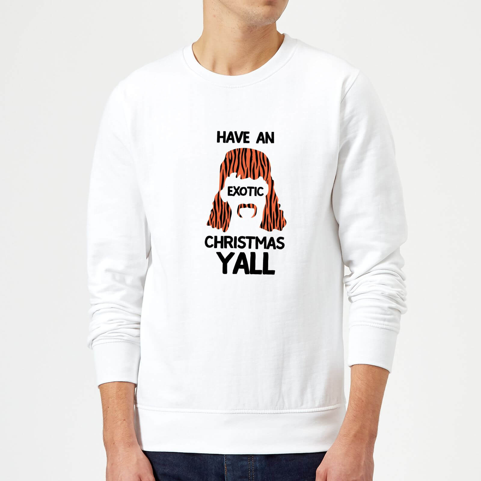 Have An Exotic Christmas Y'all Sweatshirt - White - S - White