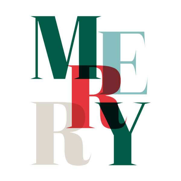 Graphic Merry Sweatshirt - White - 3XL - White