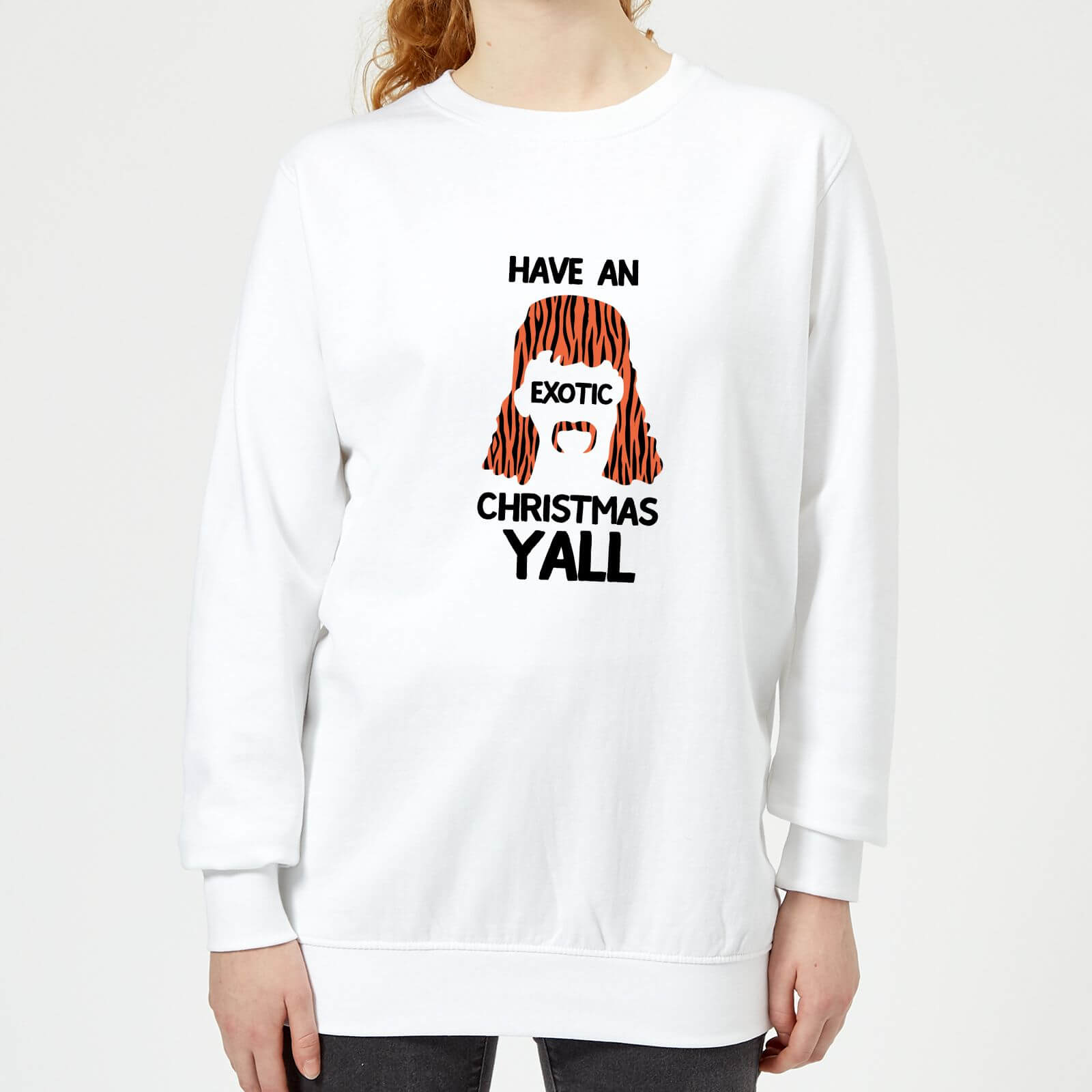 Have An Exotic Christmas Y'all Women's Sweatshirt - White - XS - White