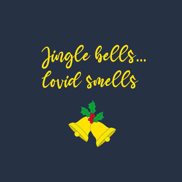 Jingle Bells Covid Smells Sweatshirt - Navy - 3XL - Navy