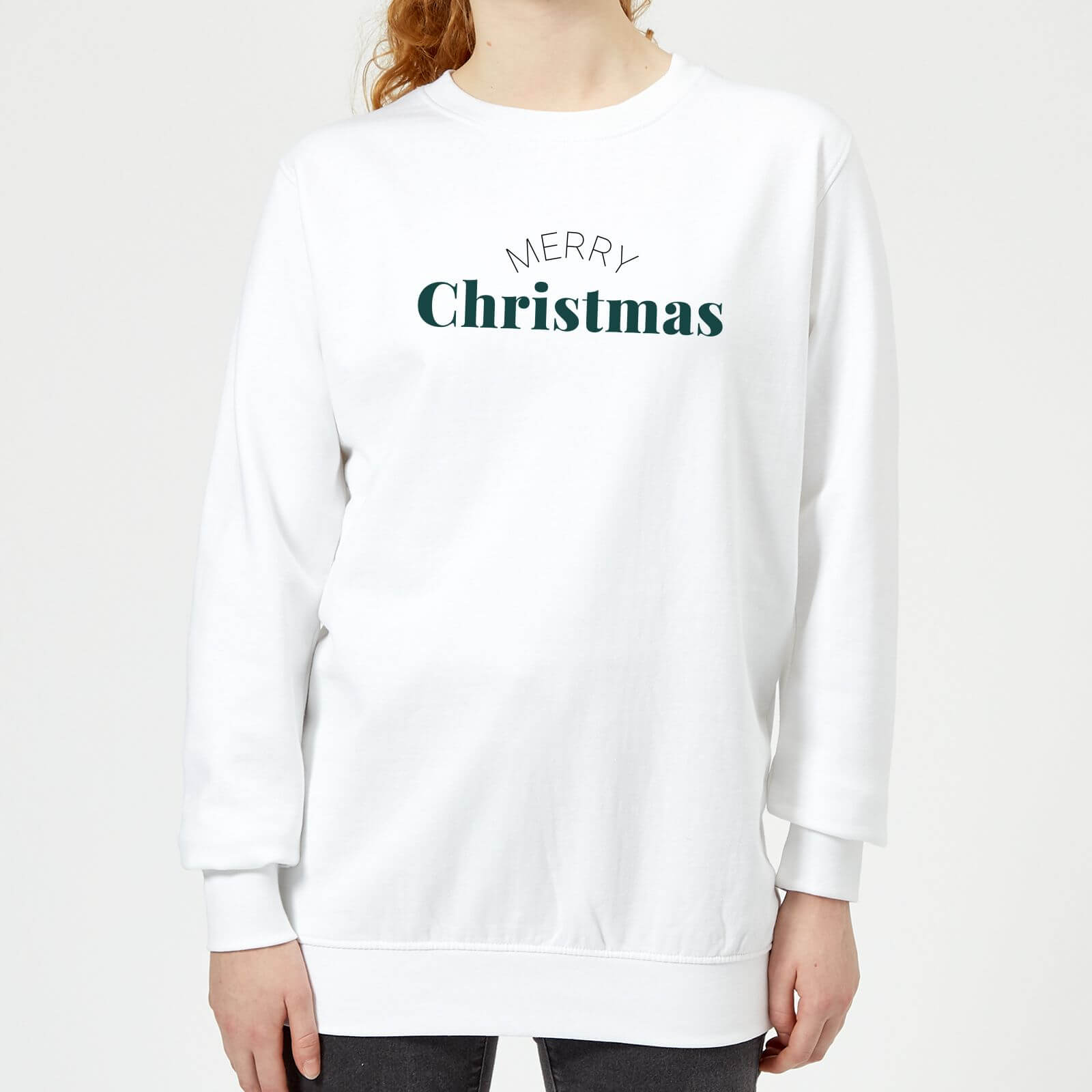 Merry Christmas Women's Sweatshirt - White - XS - White