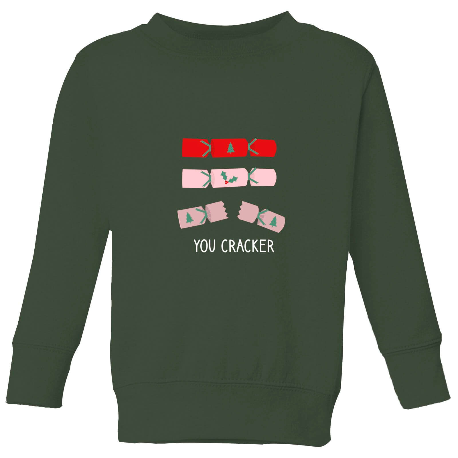 You Cracker Kids' Sweatshirt - Forest Green - 3-4 Years - Forest Green