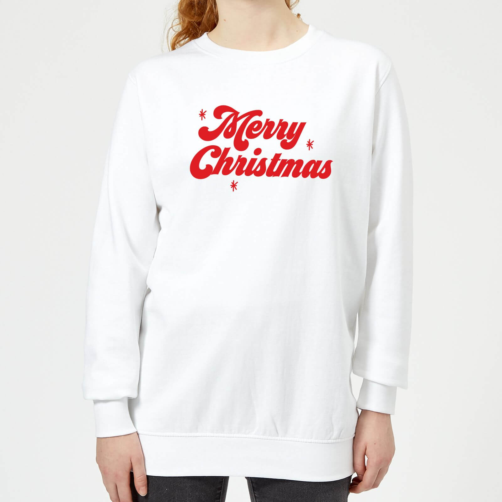 Merry Christmas Women's Sweatshirt - White - XS - White