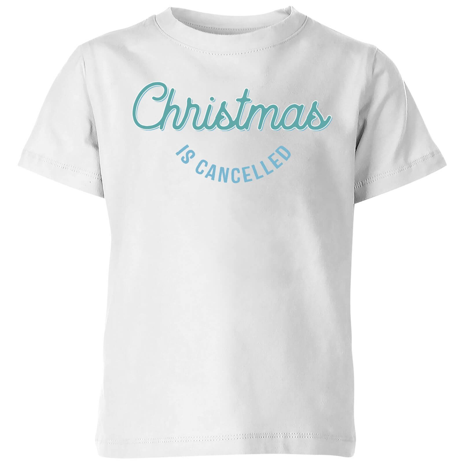 Christmas Is Cancelled Kids' T-Shirt - White - 3-4 Years - White