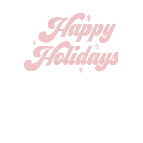 Happy Holidays Women's Sweatshirt - White - 3XL - White