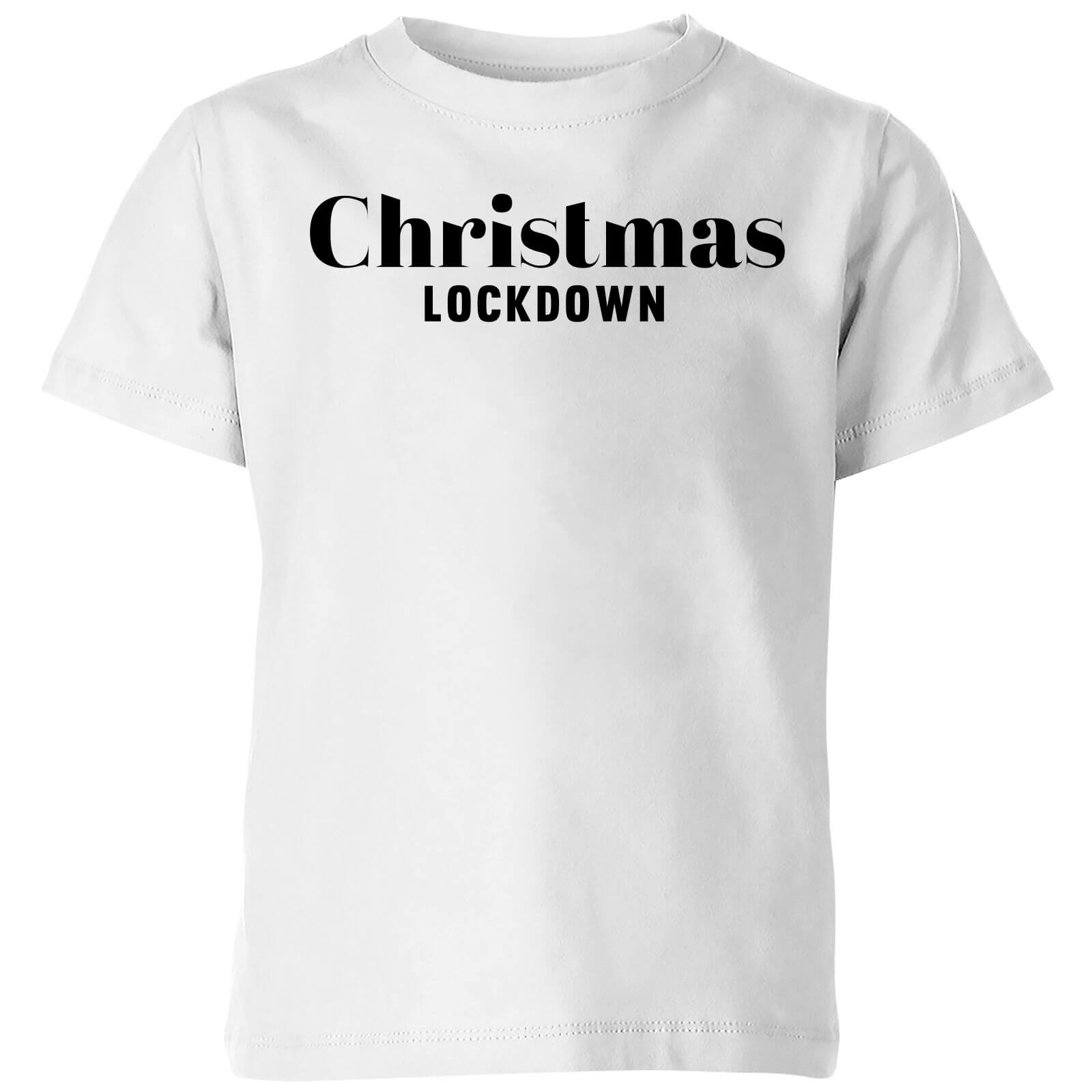 Christmas Lockdown Kids' T-Shirt - White - 3-4 Years - White