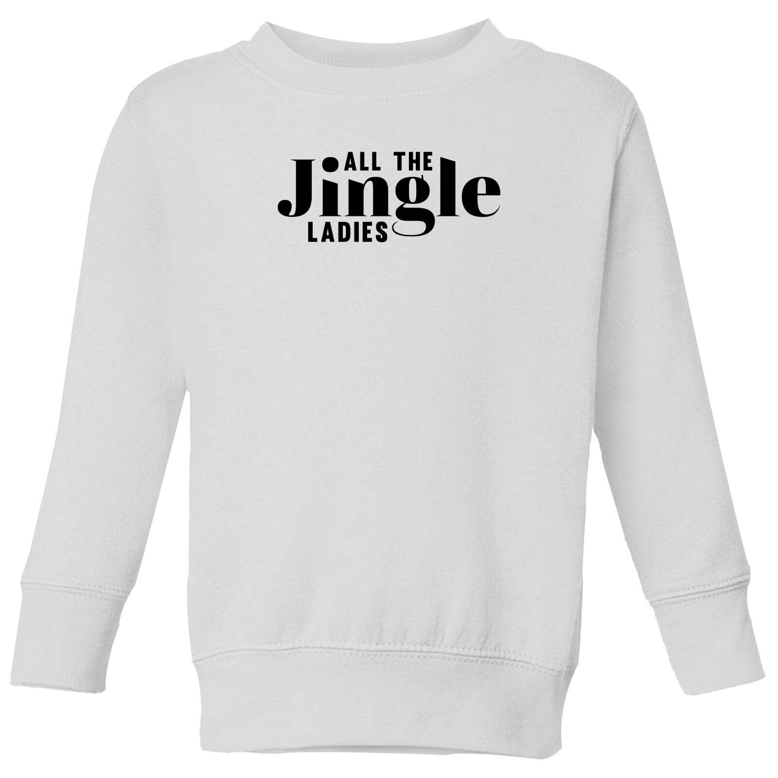 All The Jingle Ladies Kids' Sweatshirt - White - 3-4 Years - White