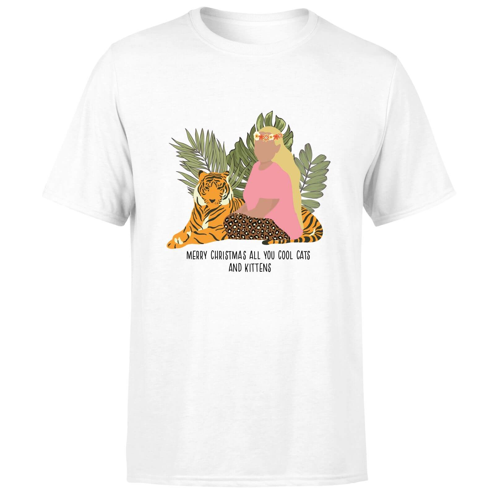 Merry Christmas All You Cool Cats And Kittens Men's T-Shirt - White - L - White