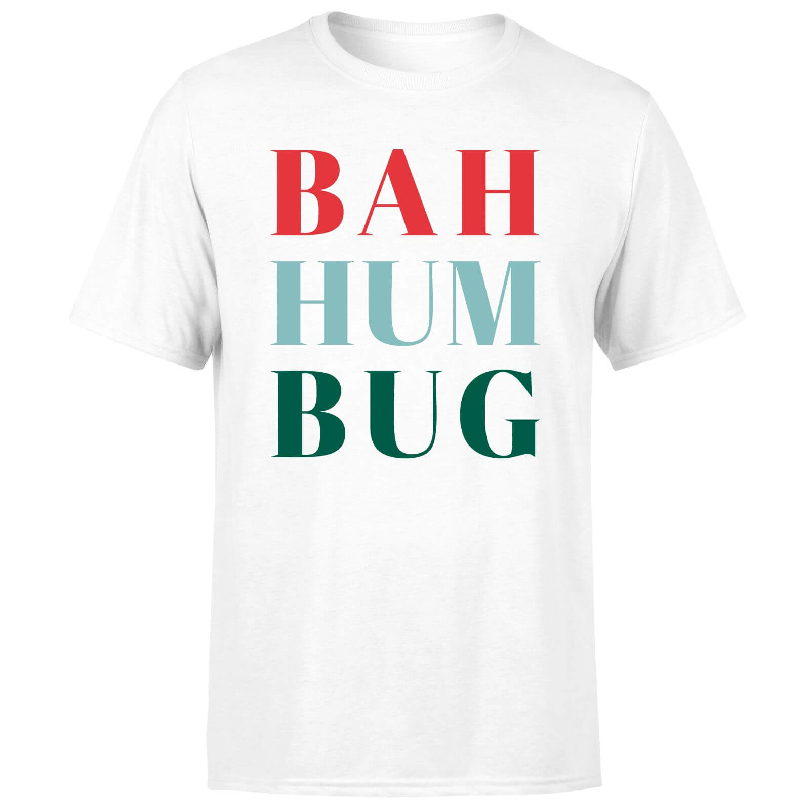 Bah Hum Bug Men's T-Shirt - White - XS - White