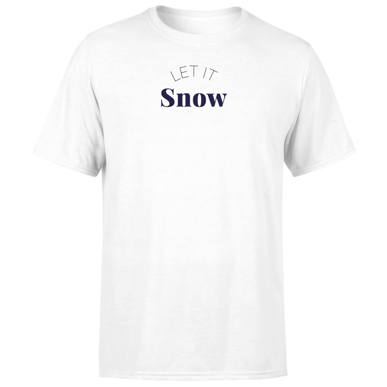 Let It Snow Men's T-Shirt - White - XS - White
