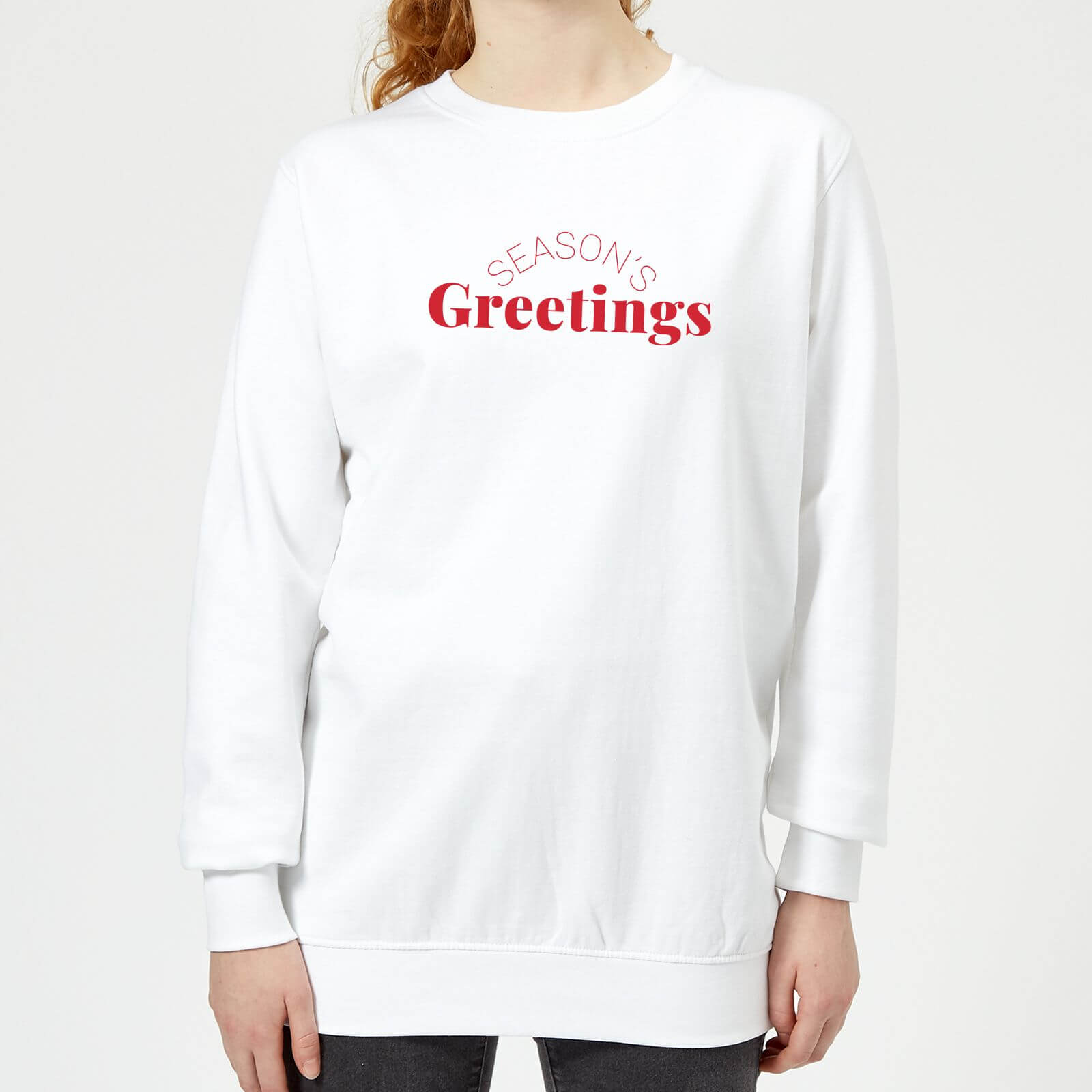 Season's Greetings Women's Sweatshirt - White - XS - White