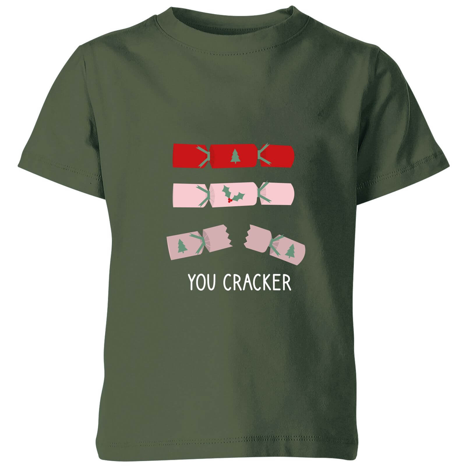 You Cracker Kids' T-Shirt - Forest Green - 3-4 Years - Forest Green