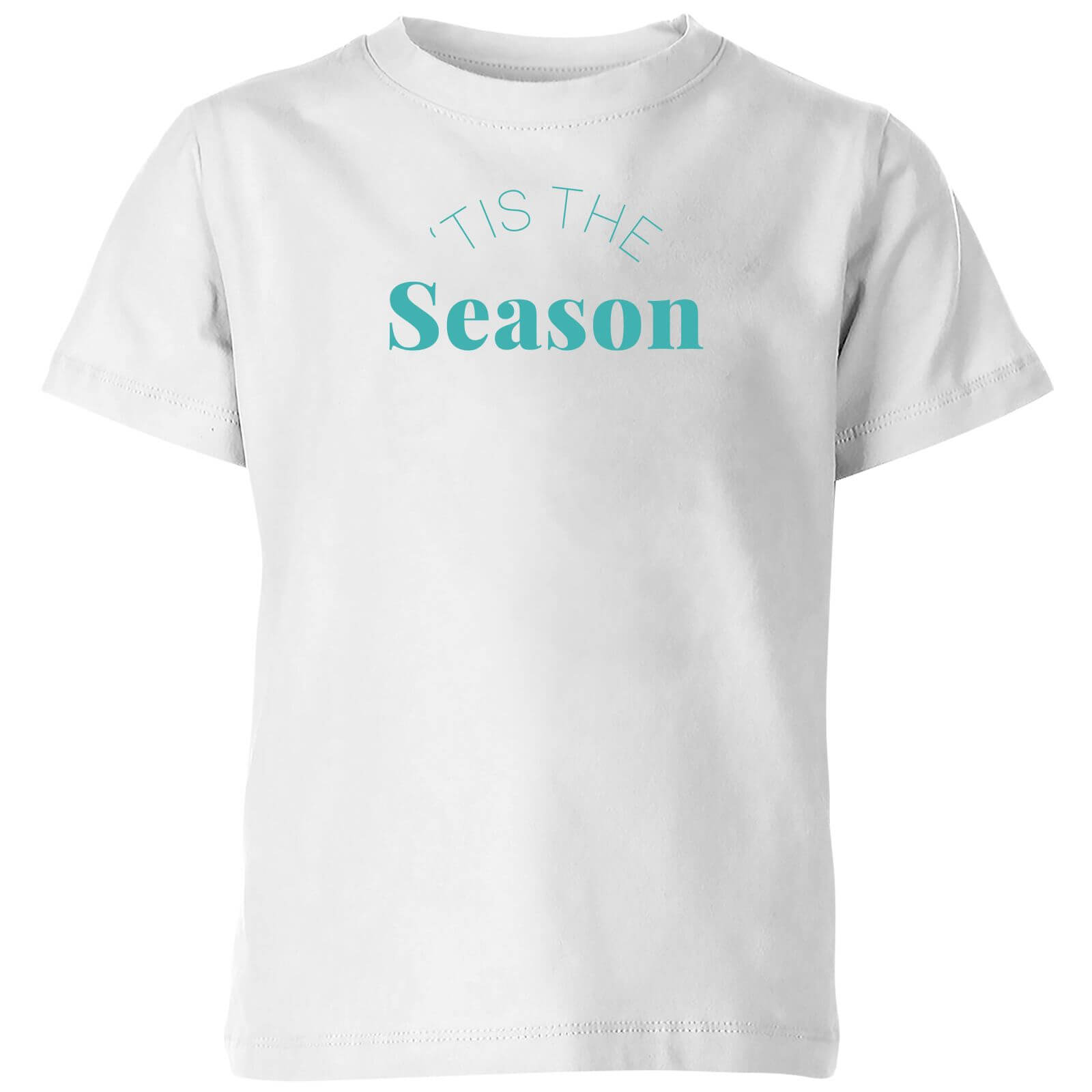 Tis The Season Kids' T-Shirt - White - 3-4 Years
