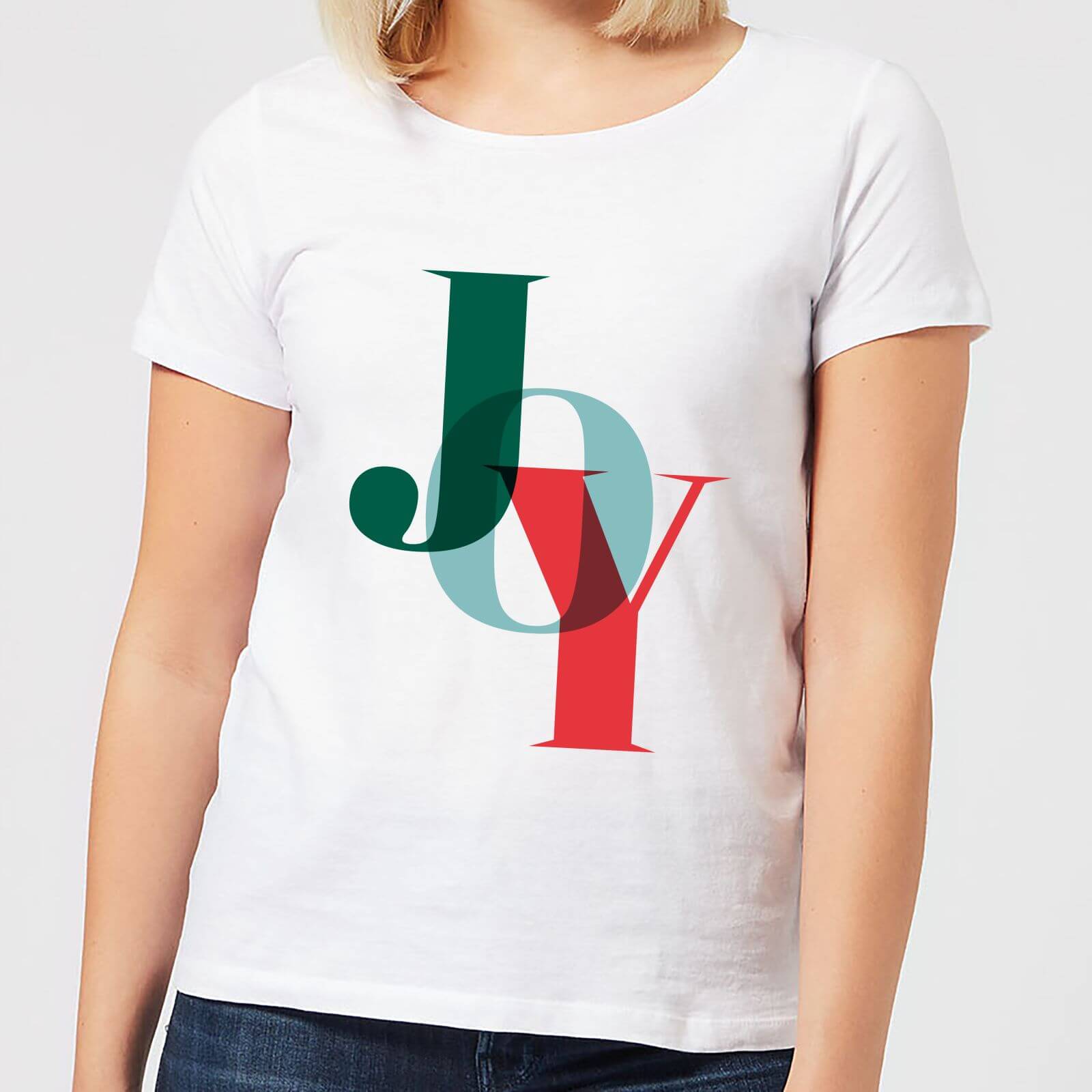 Graphical Joy Women's T-Shirt - White - XS - White