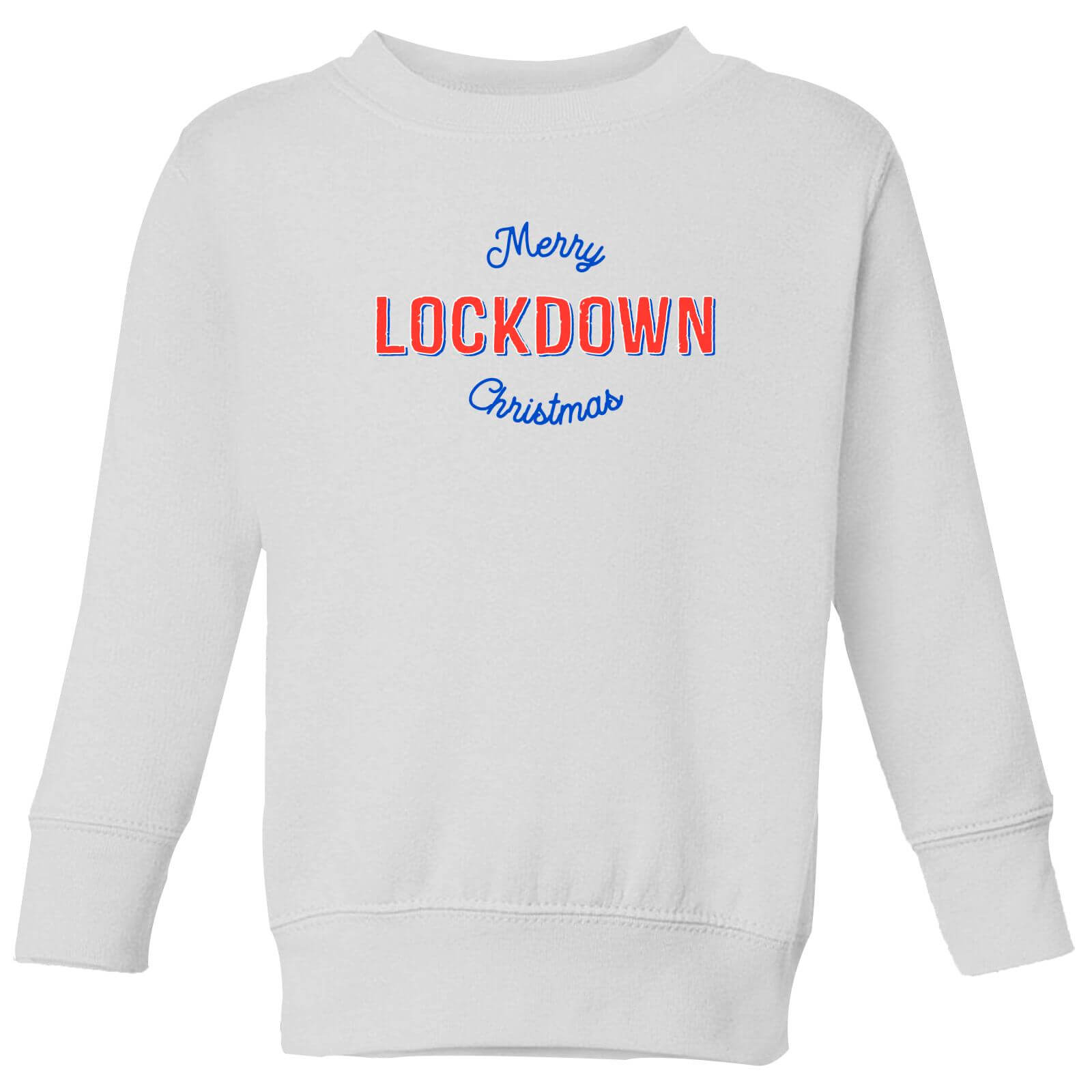 Merry Lockdown Christmas Kids' Sweatshirt - White - 3-4 Years - White