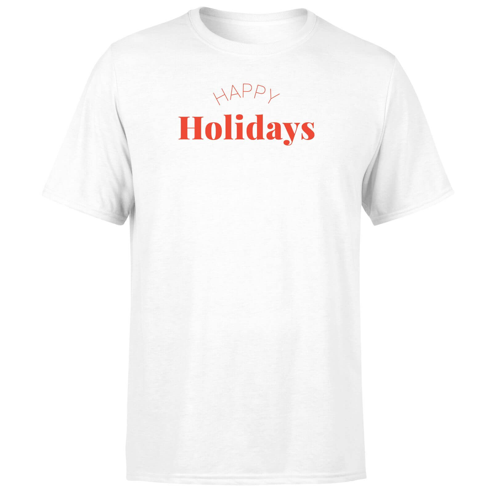 Happy Holidays Men's T-Shirt - White - XS - White
