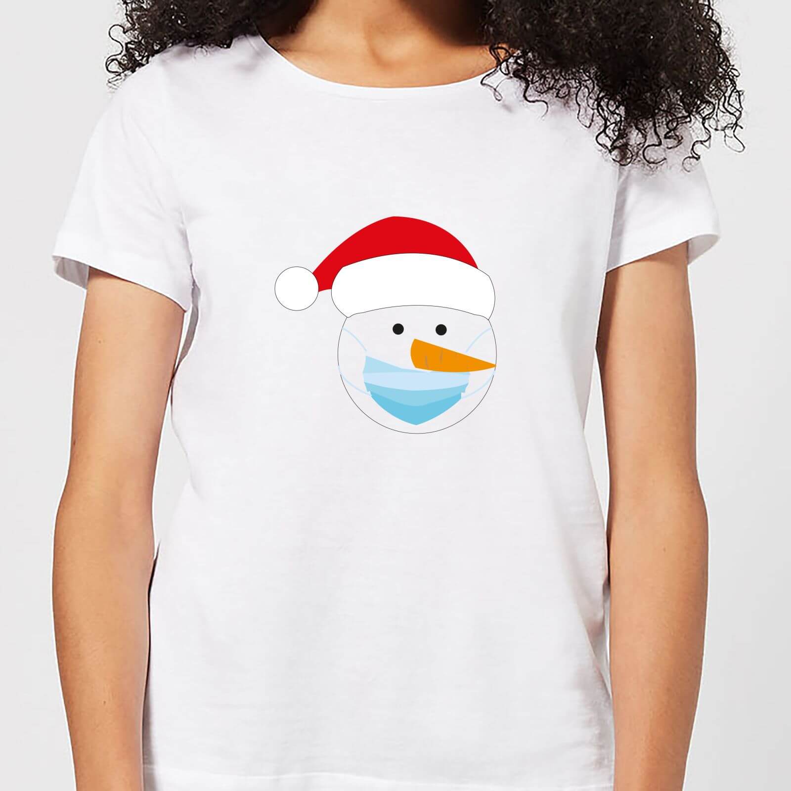 Covid Snowman Women's T-Shirt - White - XS - White