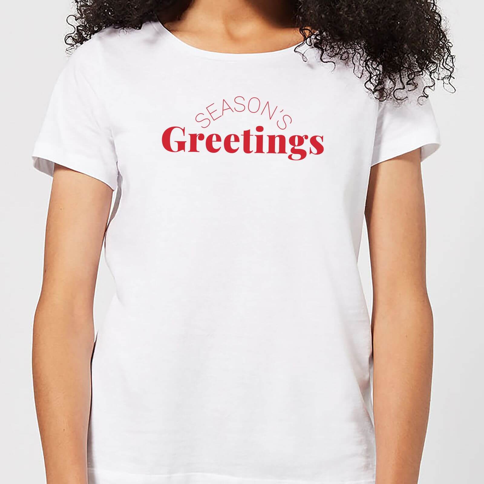 Season's Greetings Women's T-Shirt - White - L - White