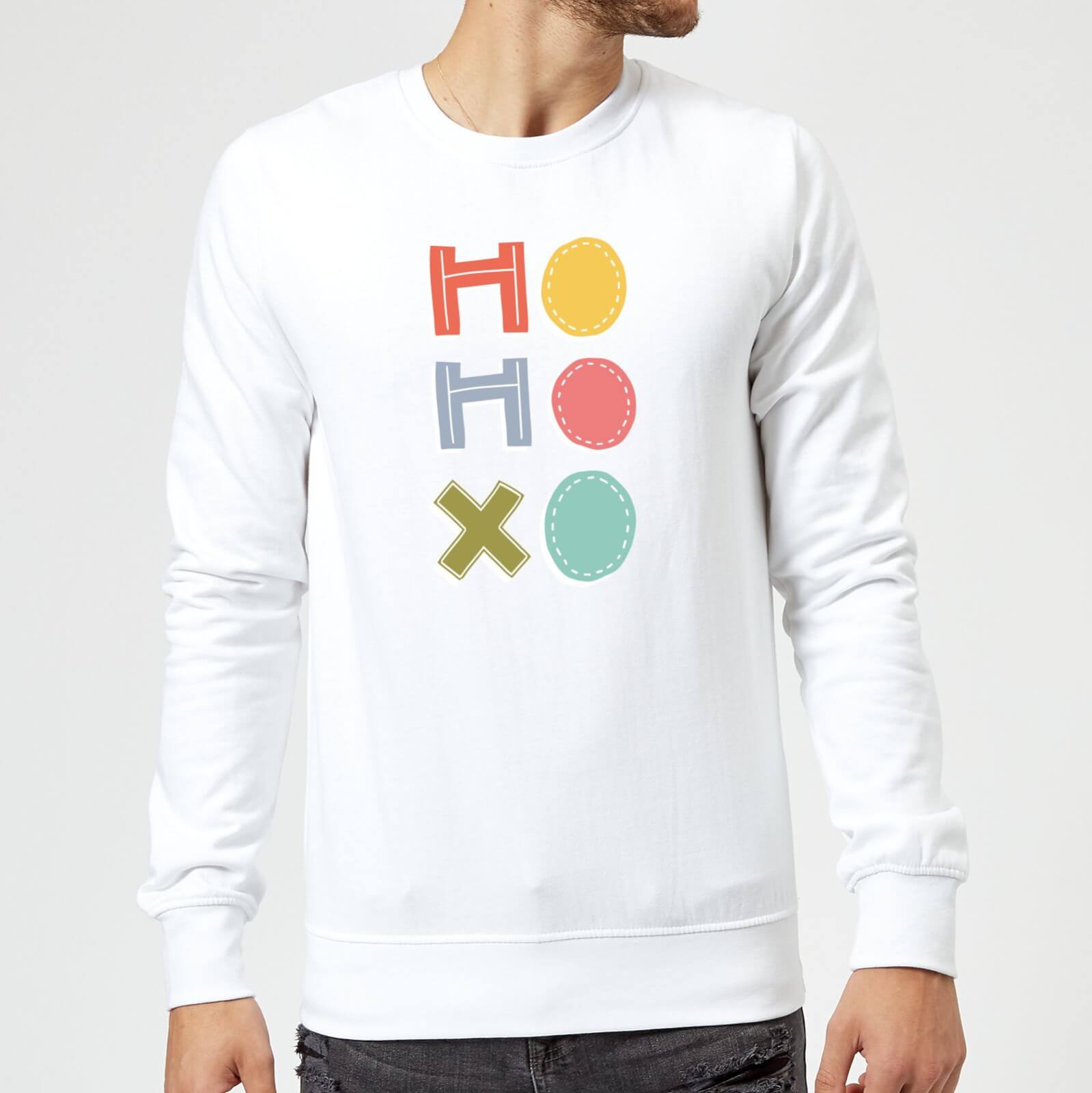 Ho Ho Xo Sweatshirt - White - S - White