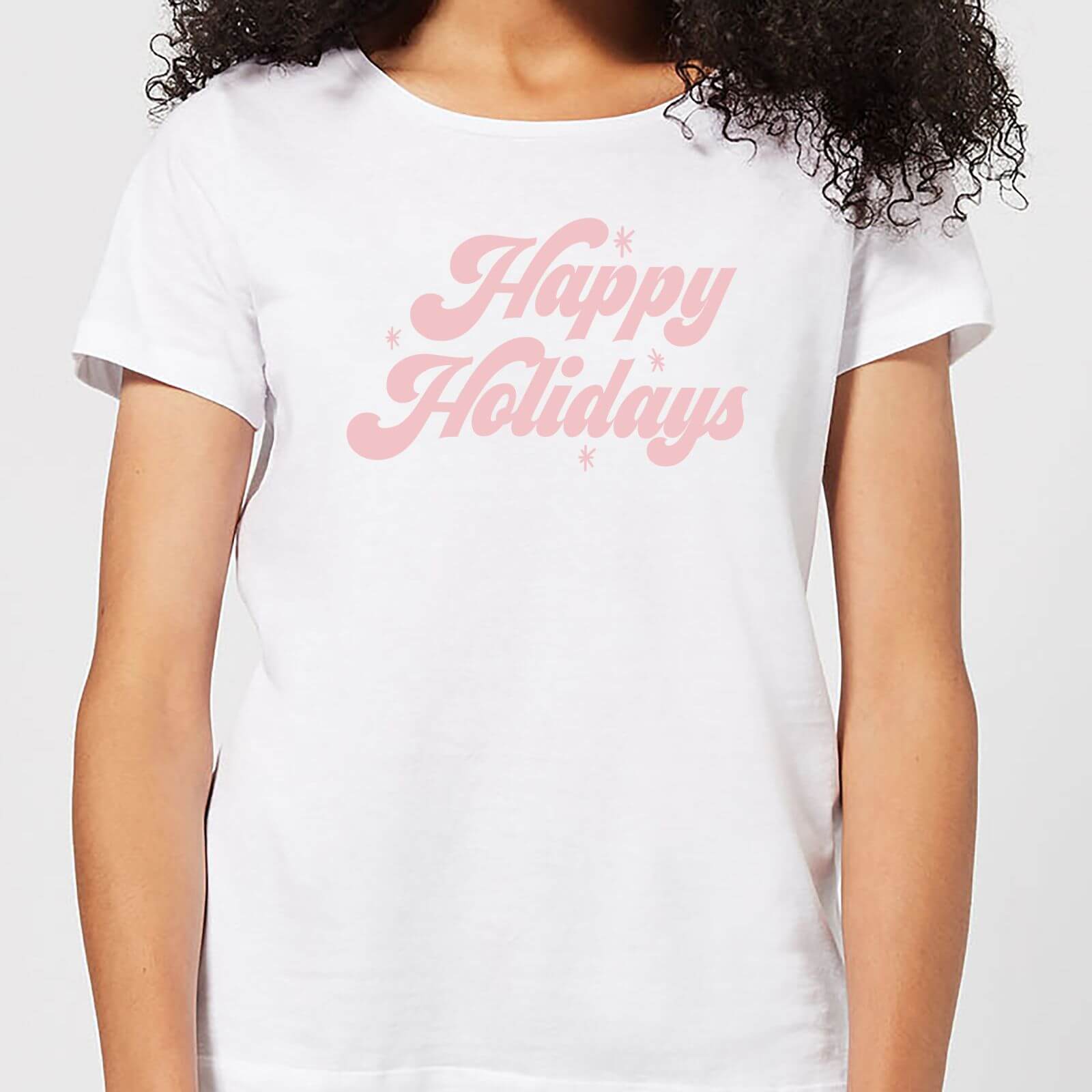 Happy Holidays Women's T-Shirt - White - XS - White