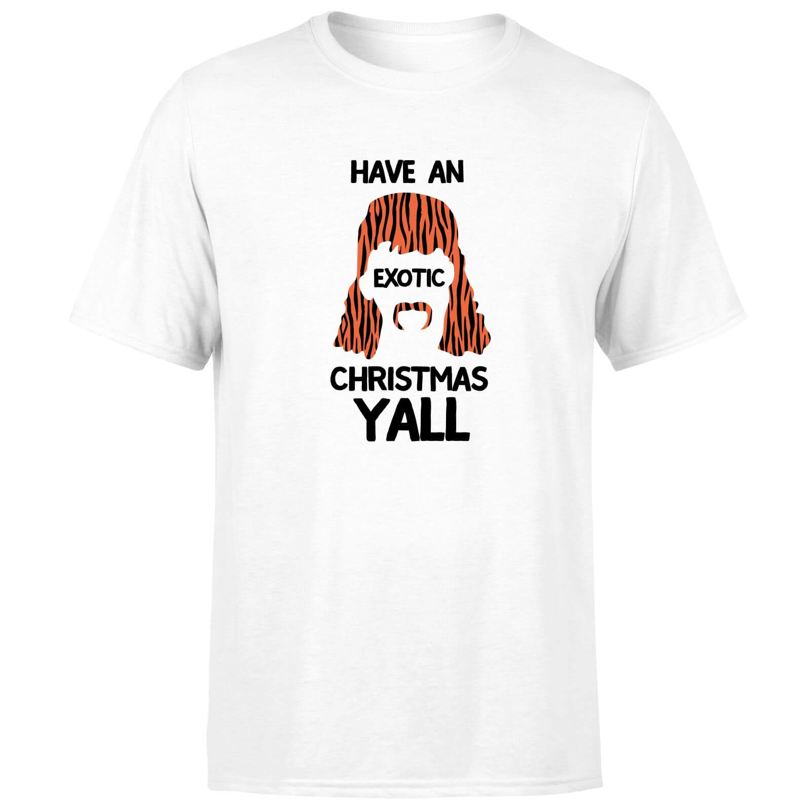 Have An Exotic Christmas Y'all Men's T-Shirt - White - XS