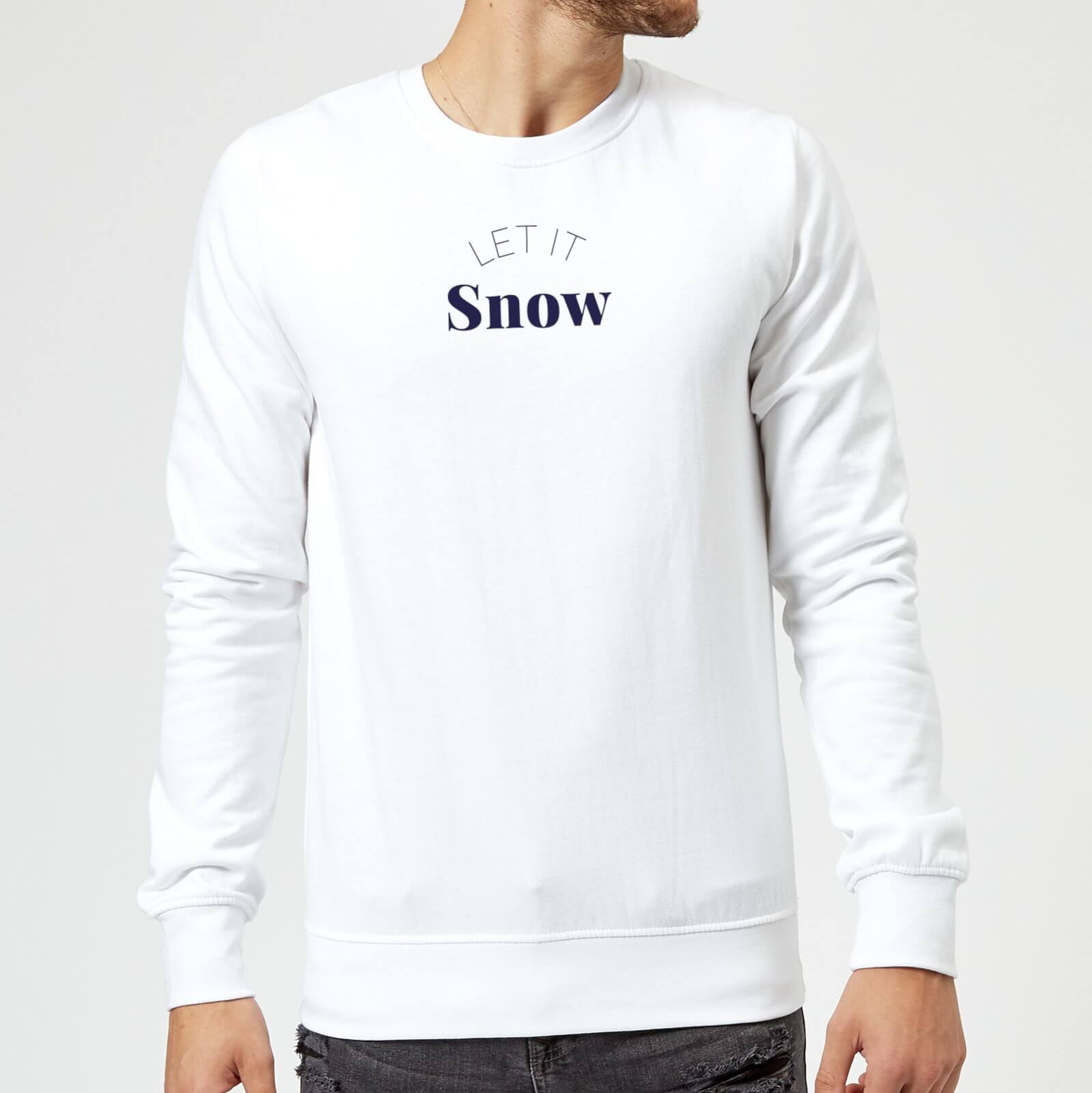 Let It Snow Sweatshirt - White - S - White