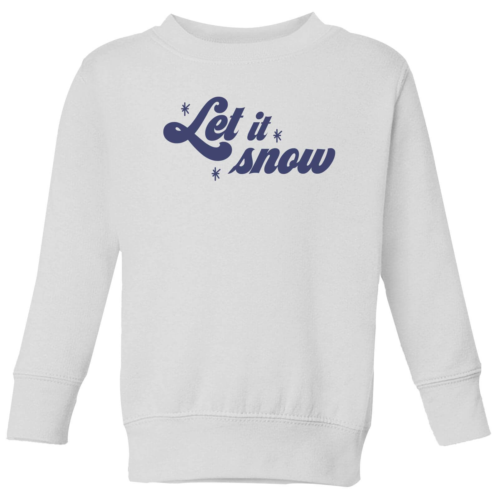 Let It Snow Kids' Sweatshirt - White - 3-4 Years - White