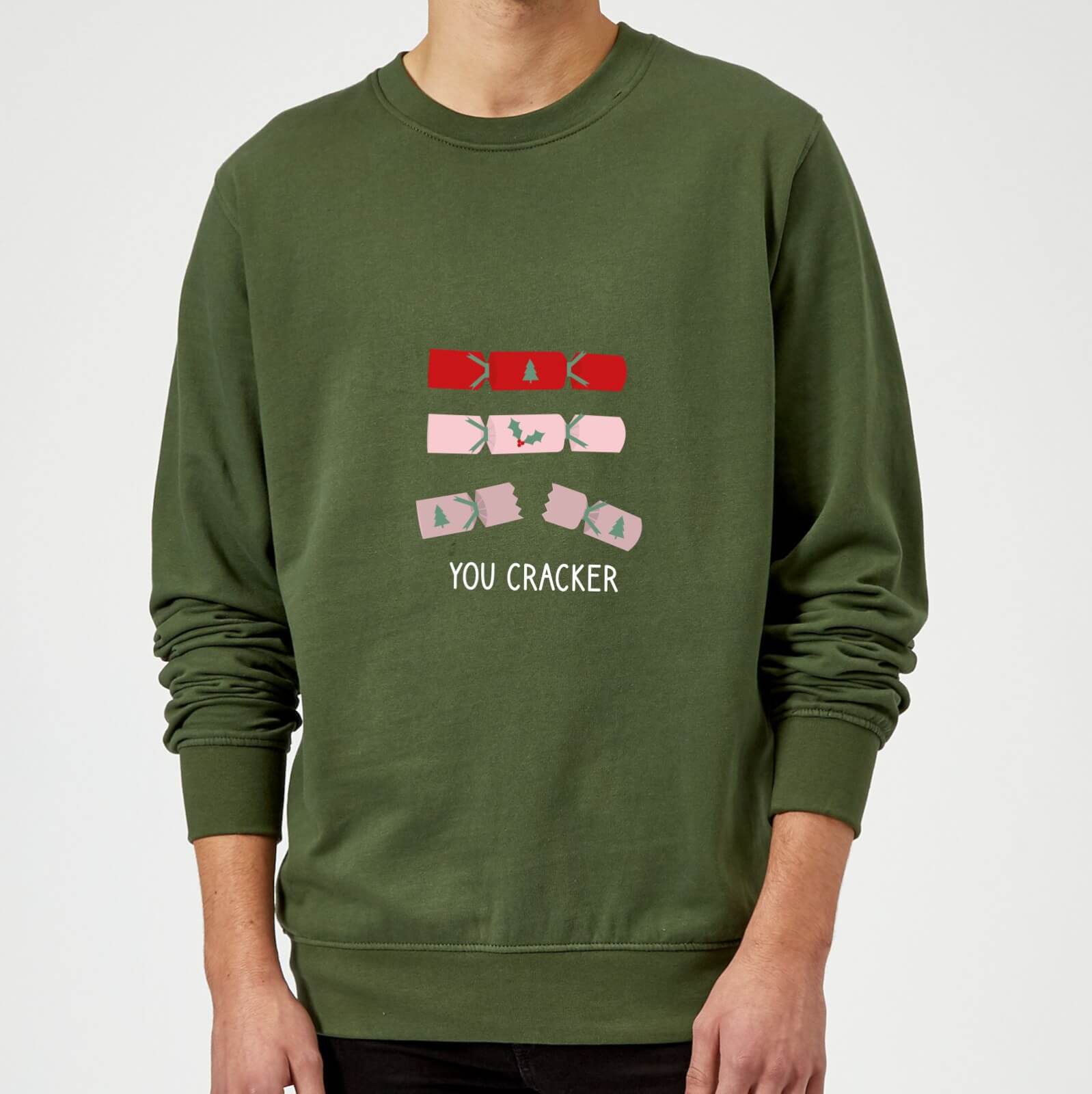 You Cracker Sweatshirt - Forest Green - M - Forest Green
