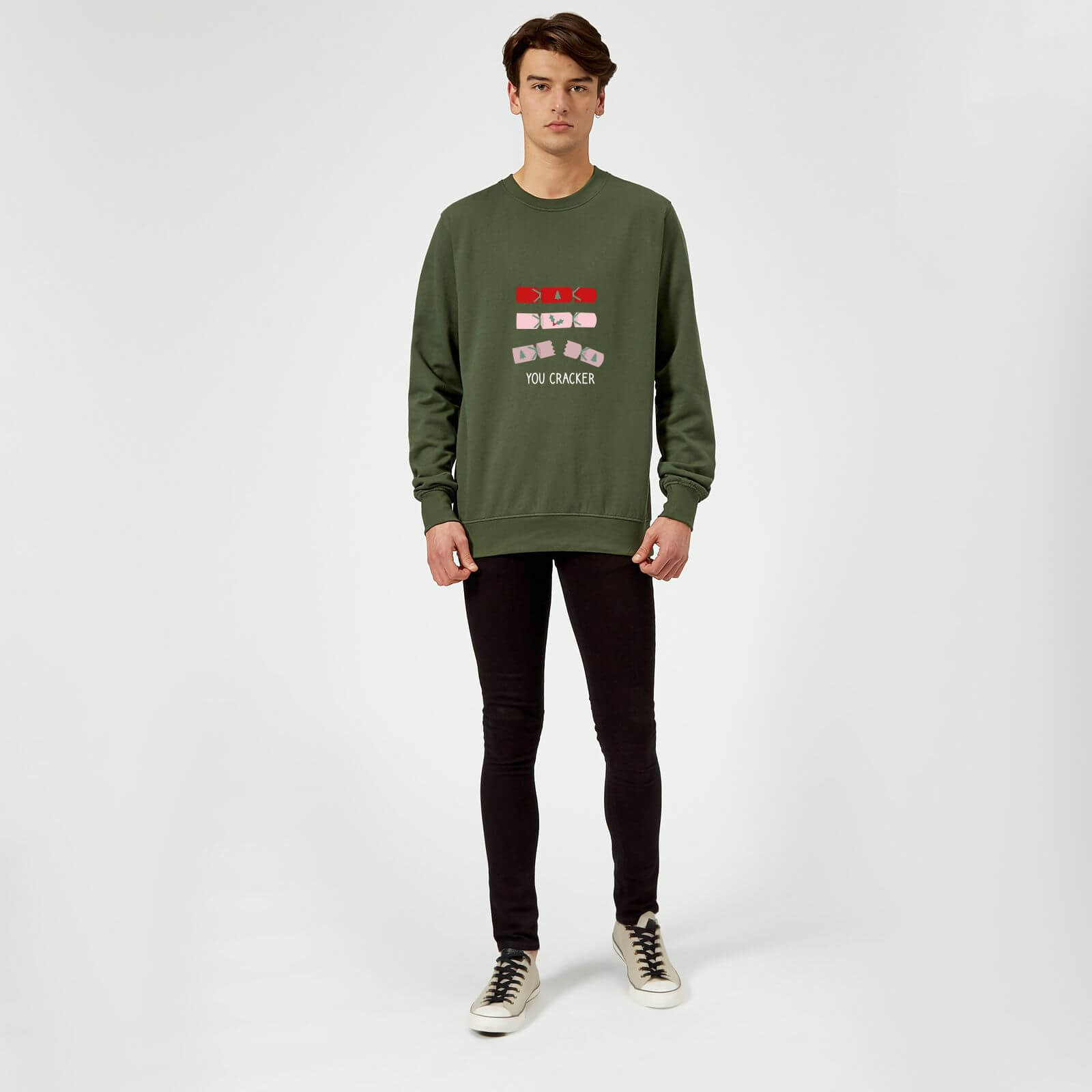 You Cracker Sweatshirt - Forest Green - L - Forest Green