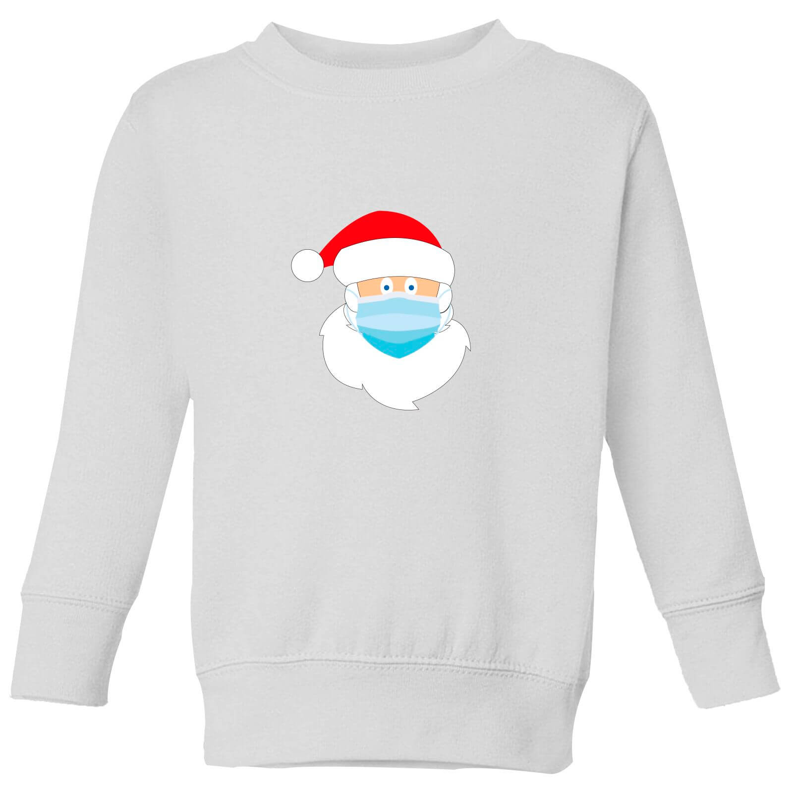 Covid Santa Kids' Sweatshirt - White - 3-4 Years