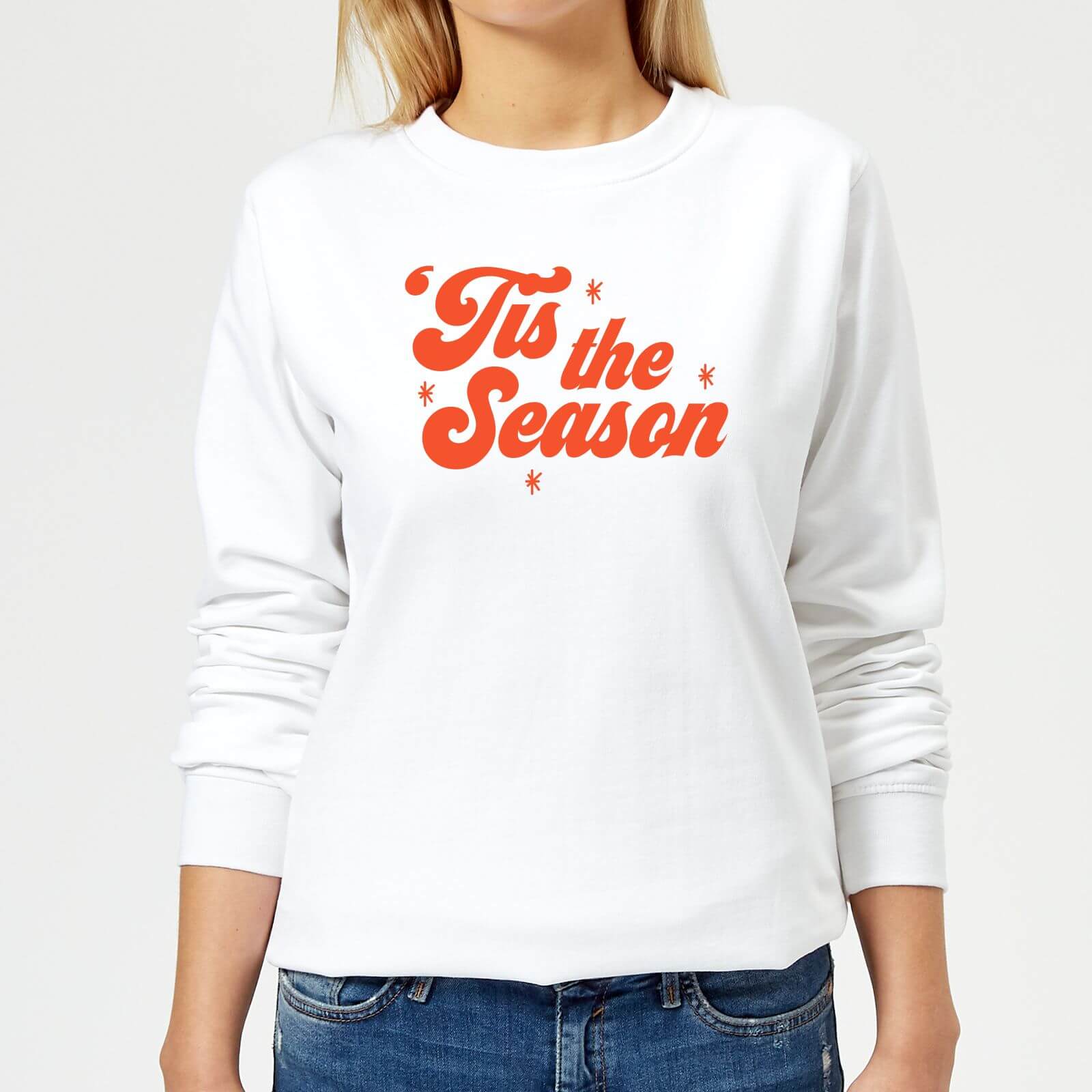 Tis The Season Women's Sweatshirt - White - XS - White