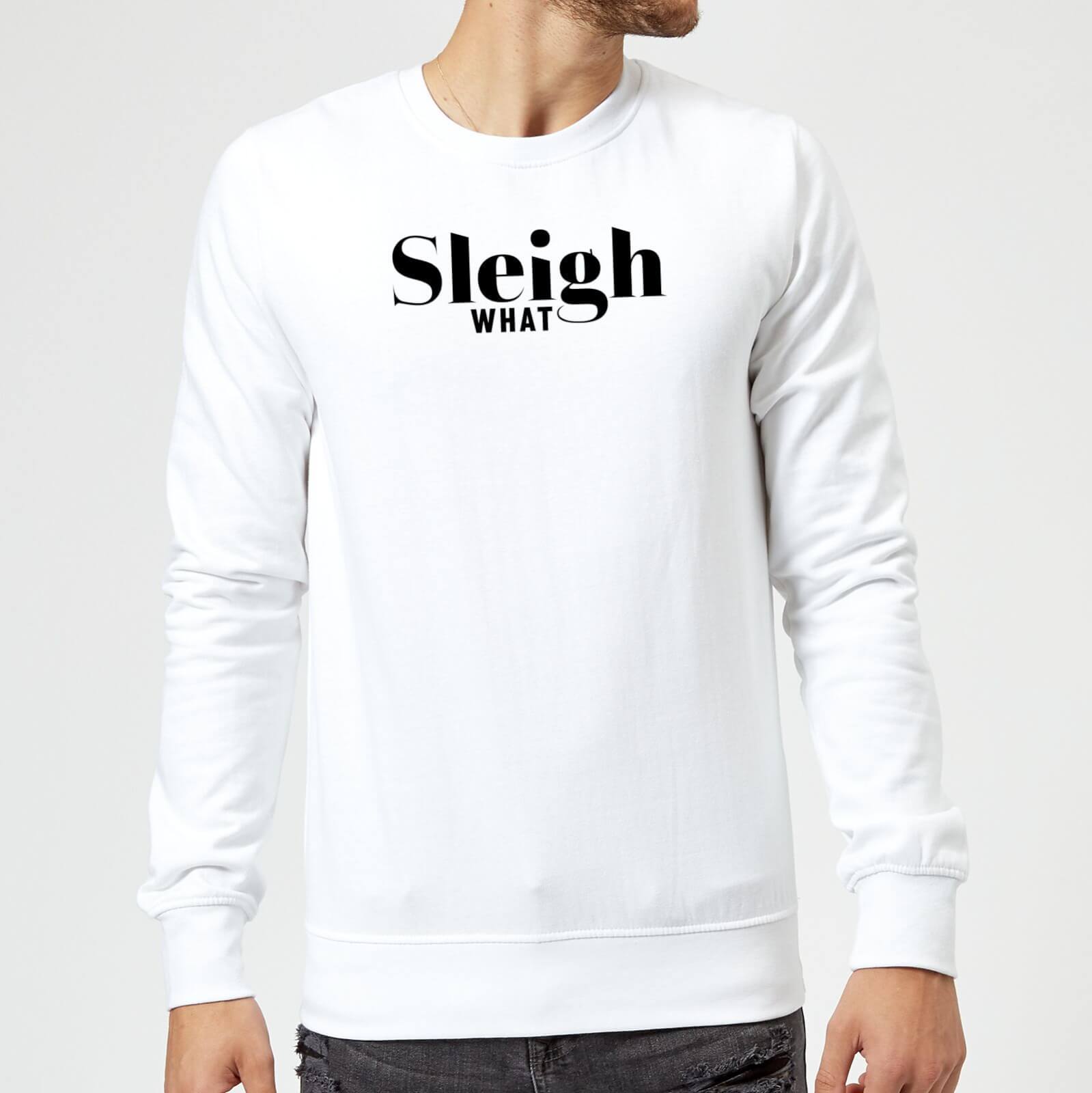 Sleigh What Sweatshirt - White - S - White
