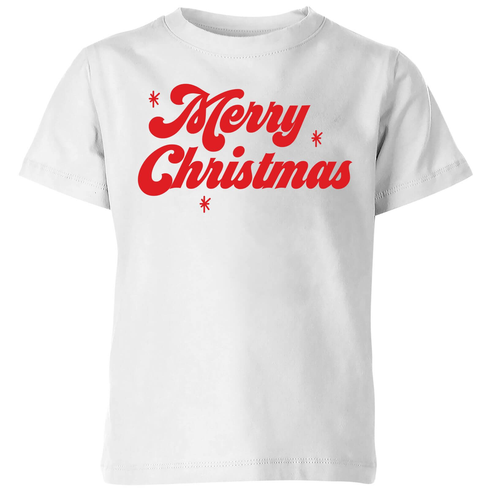 Merry Christmas Kids' T-Shirt - White - 3-4 Years - White
